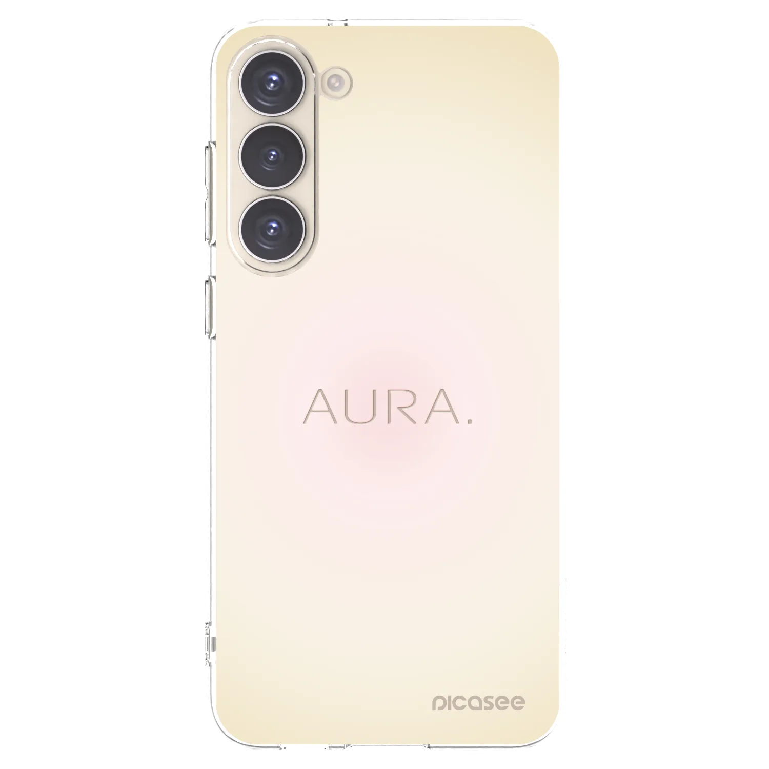 Picasee silikónový prehľadný obal pre Samsung Galaxy S23+ 5G - Aura