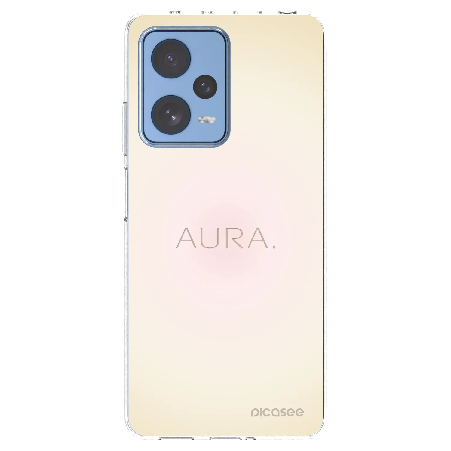 Picasee silikónový prehľadný obal pre Xiaomi Redmi Note 12 Pro 5G - Aura