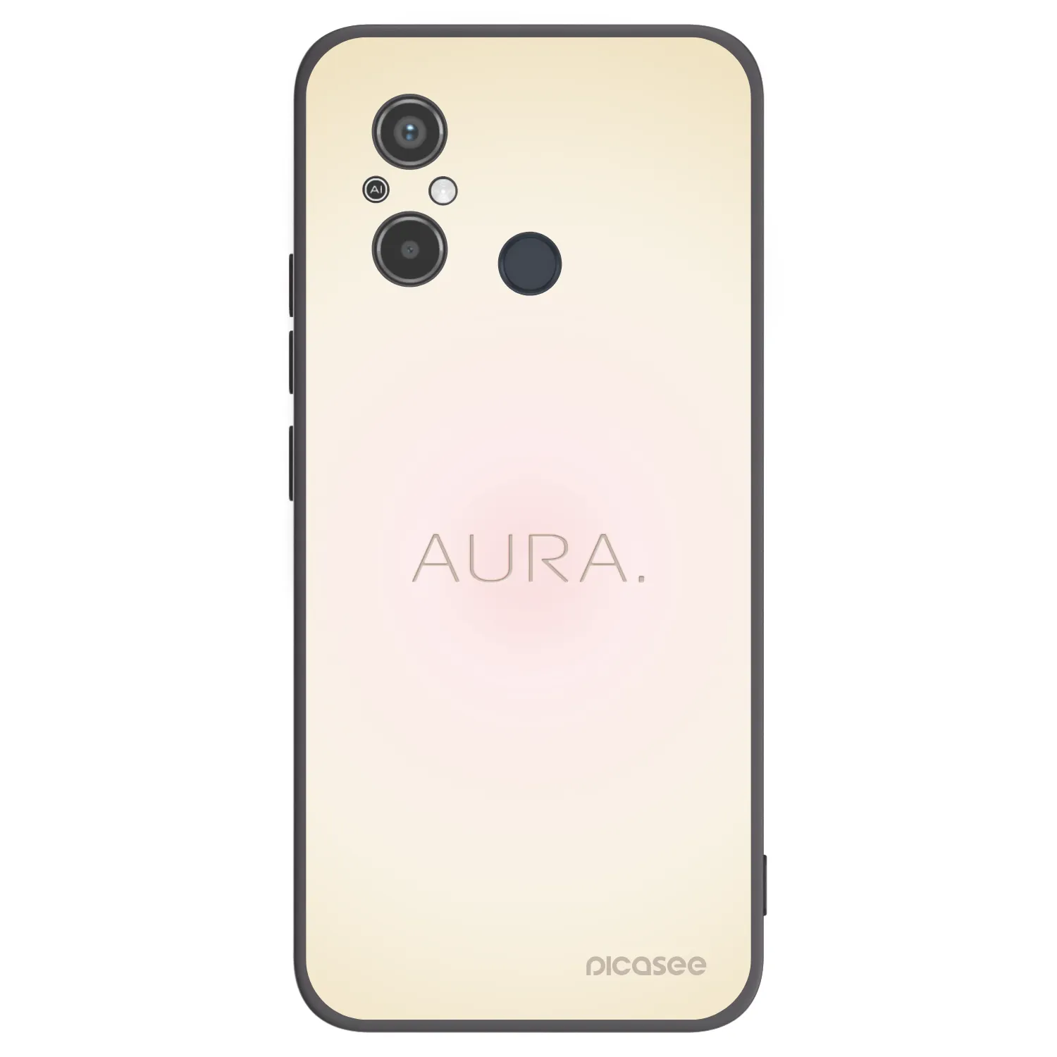 Silikónový čierny obal pre Xiaomi Redmi 12C - Aura