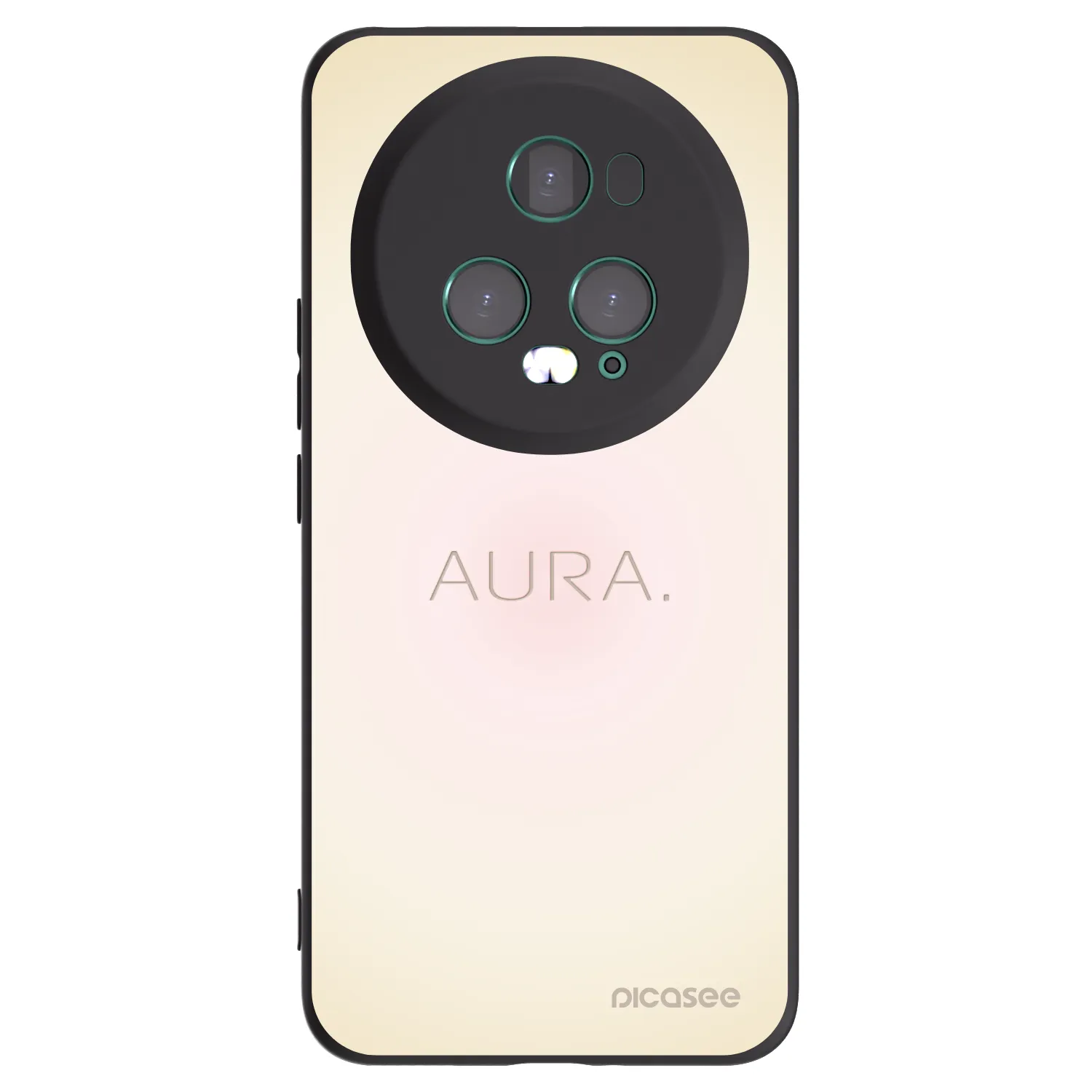 Picasee silikónový čierny obal pre Honor Magic5 Pro - Aura
