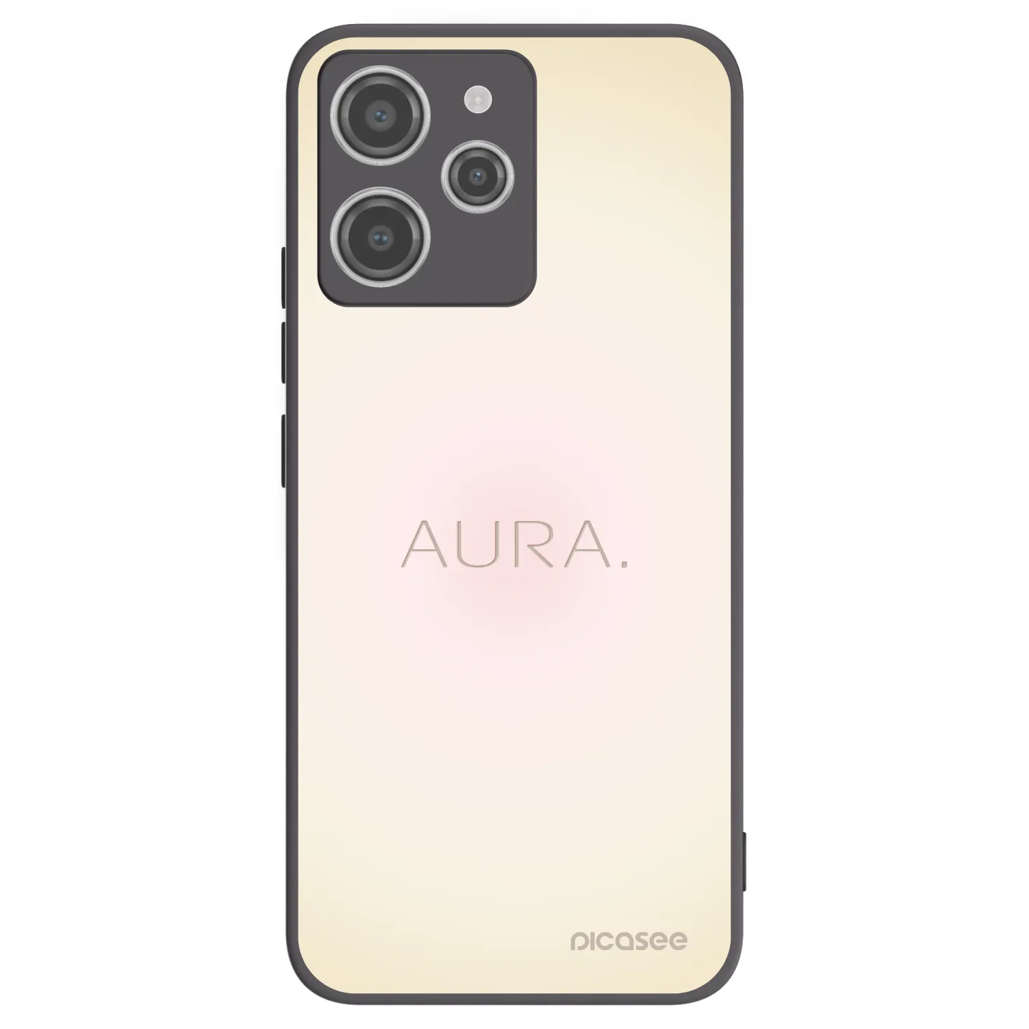 Silikónový čierny obal pre Xiaomi Redmi 12 4G - Aura
