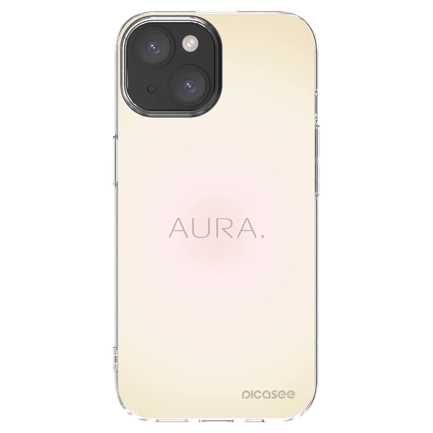 Silikónový prehľadný obal pre Apple iPhone 15 - Aura