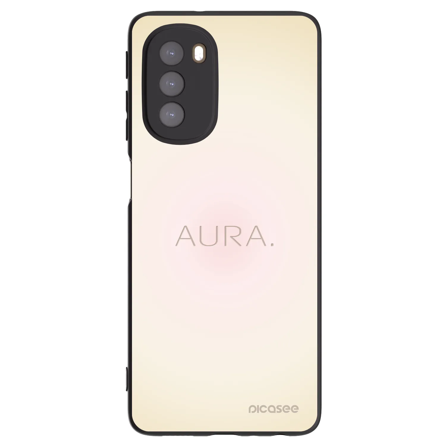 Picasee silikónový čierny obal pre Motorola Moto G51 - Aura