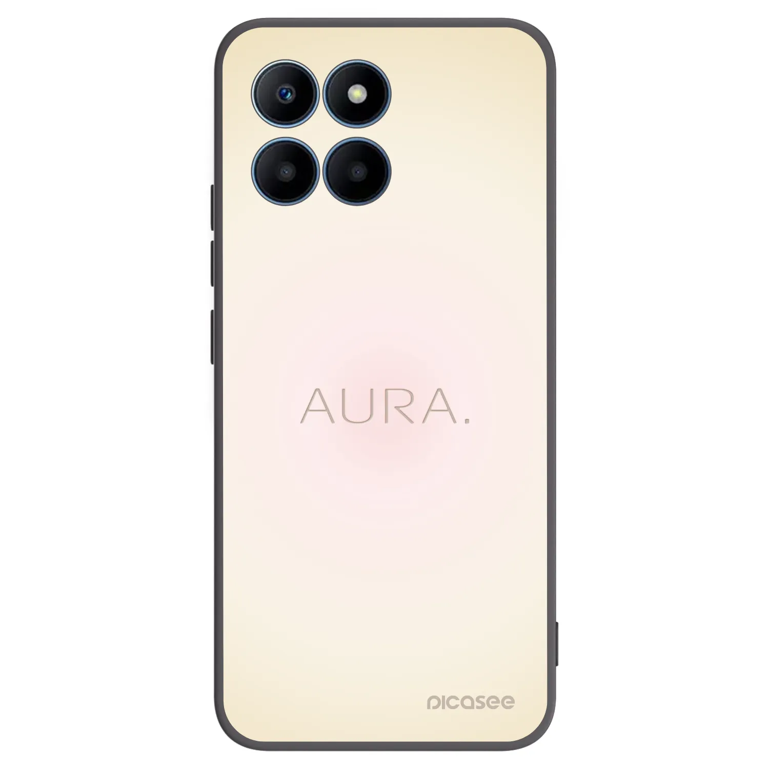 Picasee silikónový čierny obal pre Honor 70 Lite - Aura