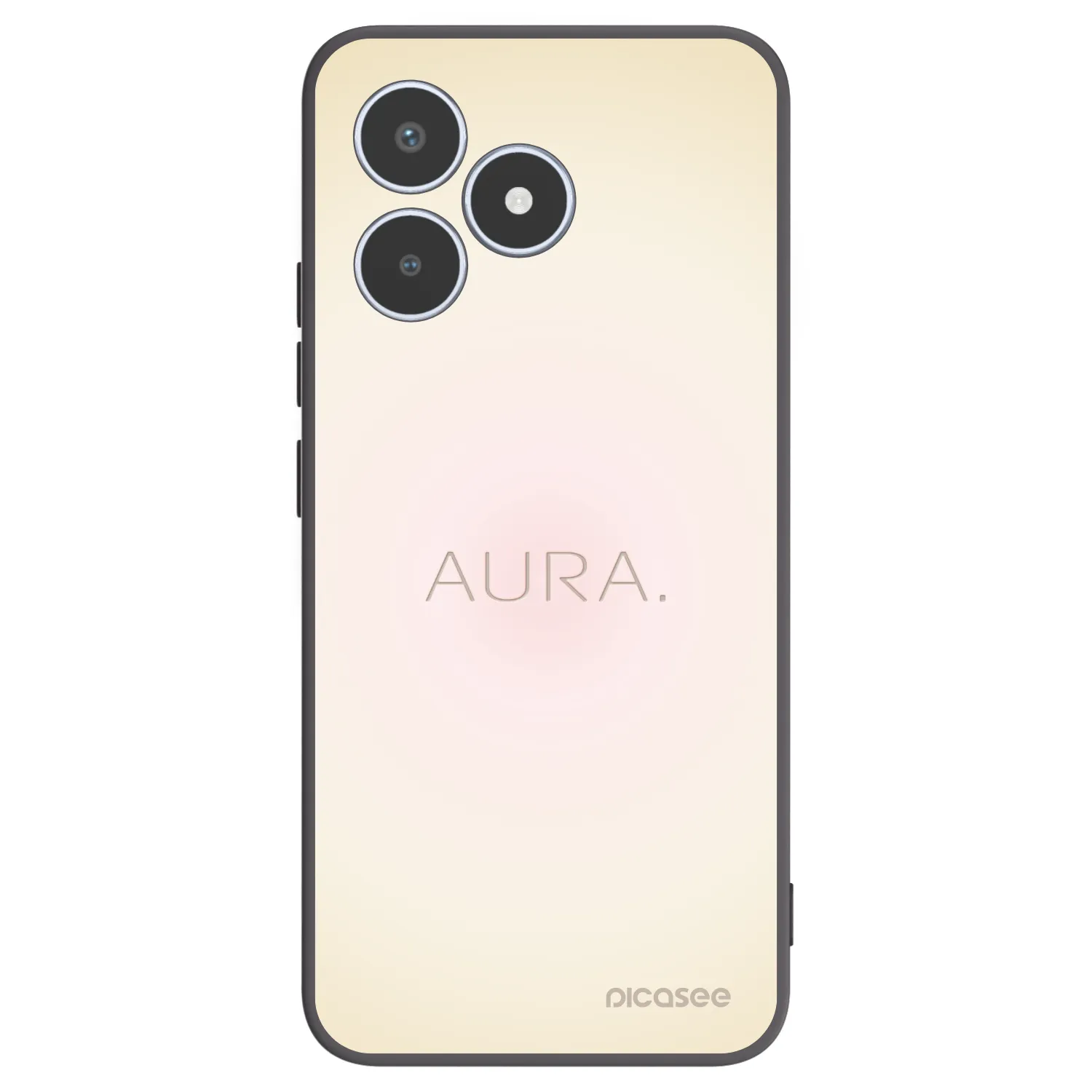 Picasee silikónový čierny obal pre Realme C53 - Aura