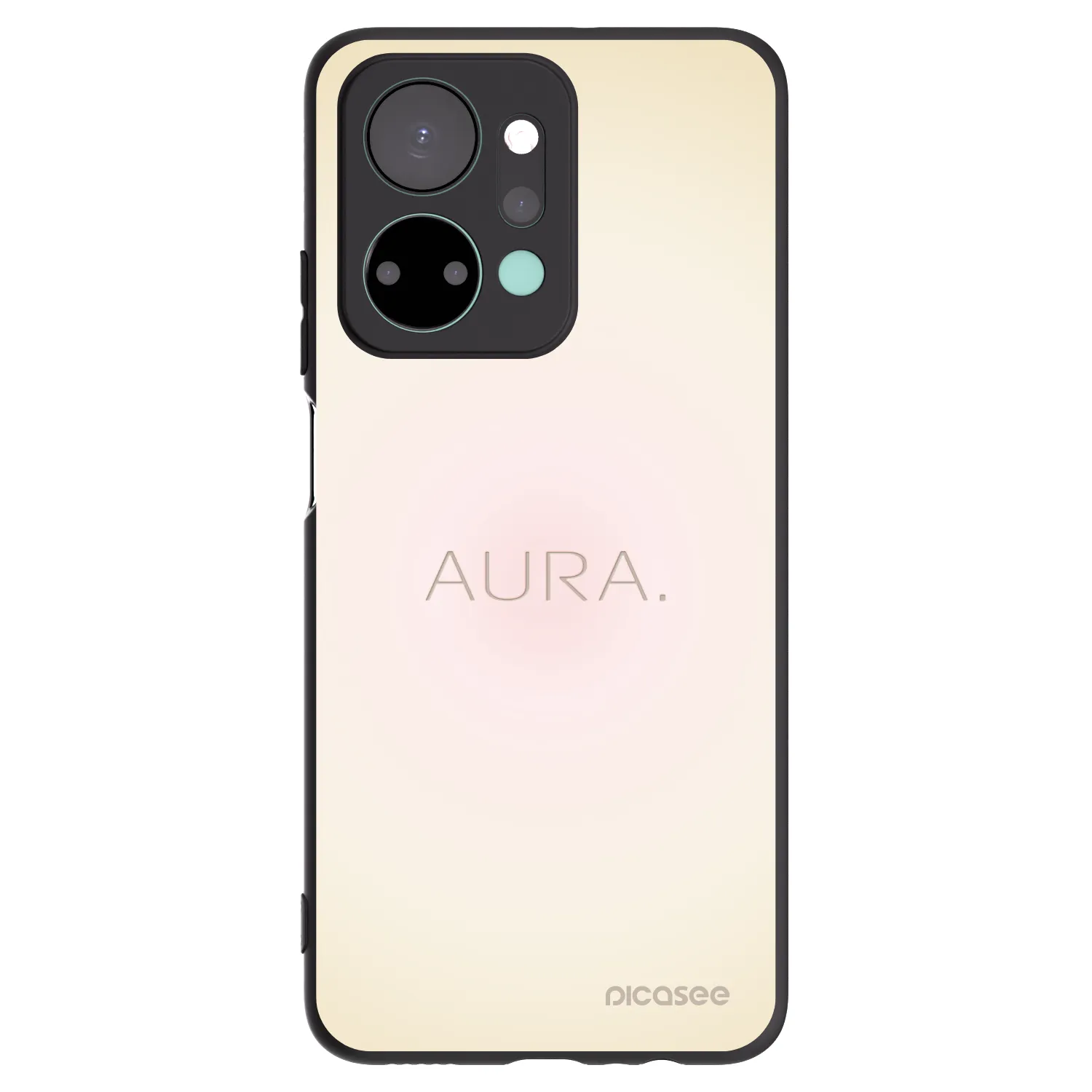 Picasee silikónový čierny obal pre Honor X7a - Aura