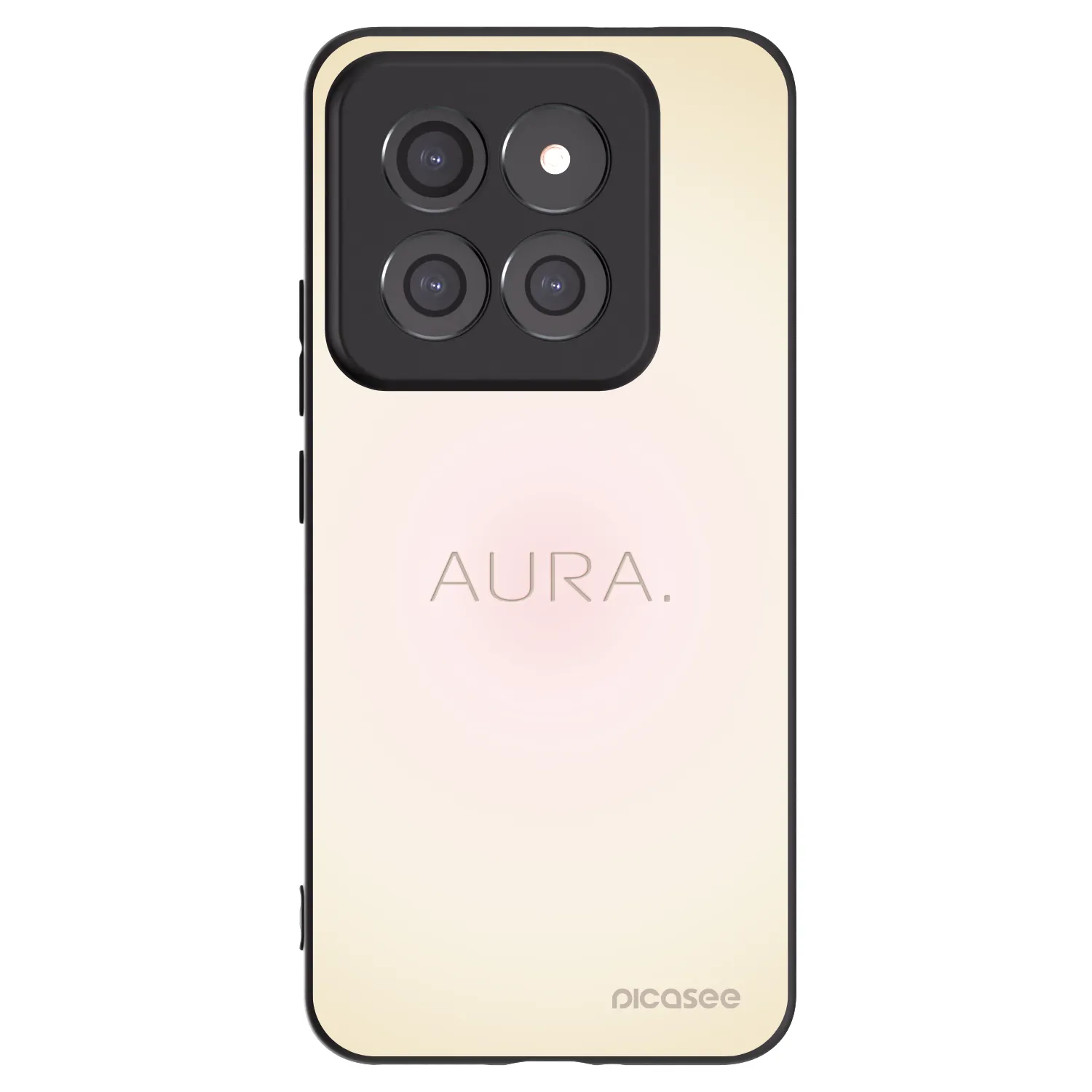 Picasee silikónový čierny obal pre Xiaomi 14 Pro - Aura
