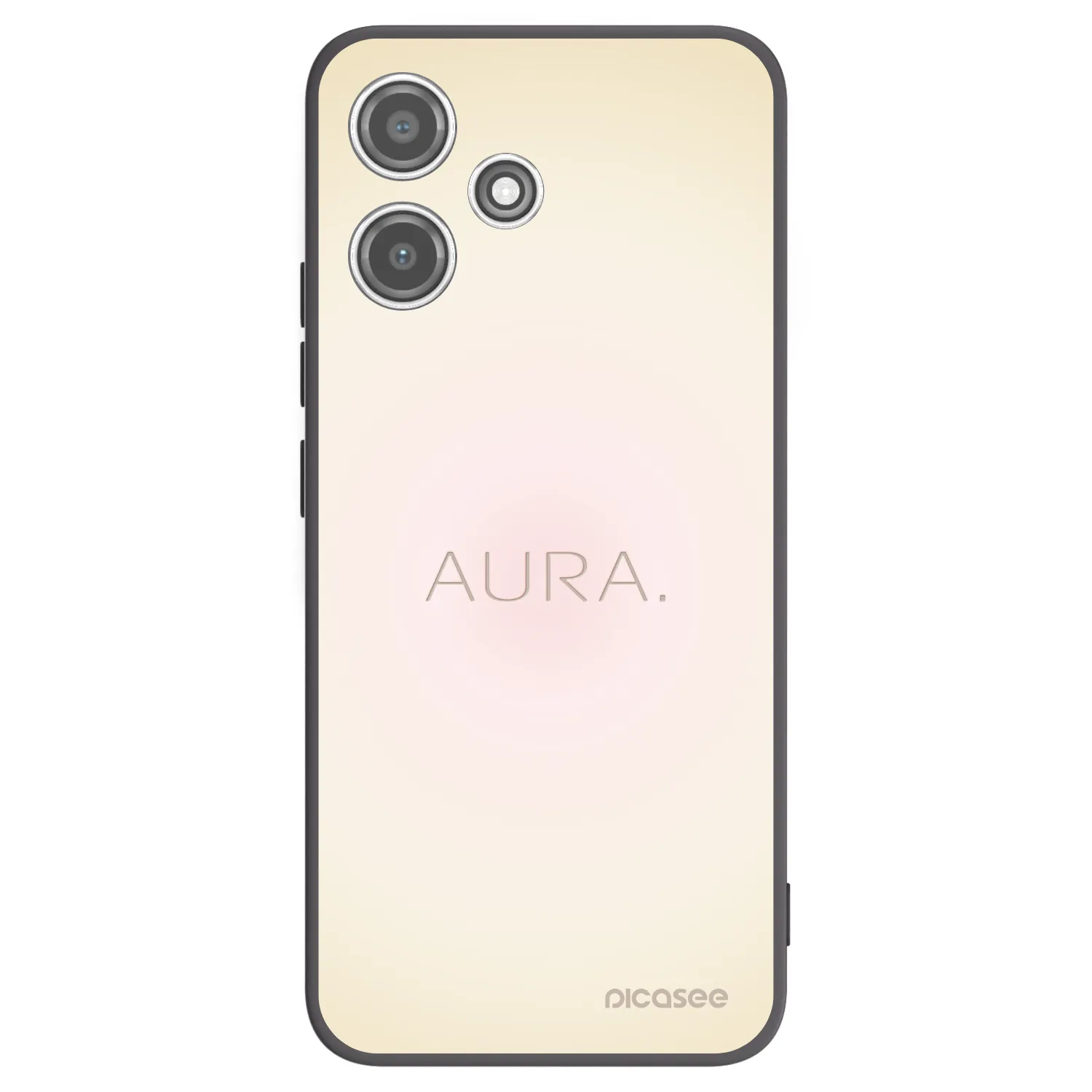 Picasee silikónový čierny obal pre Xiaomi Redmi 12 5G - Aura