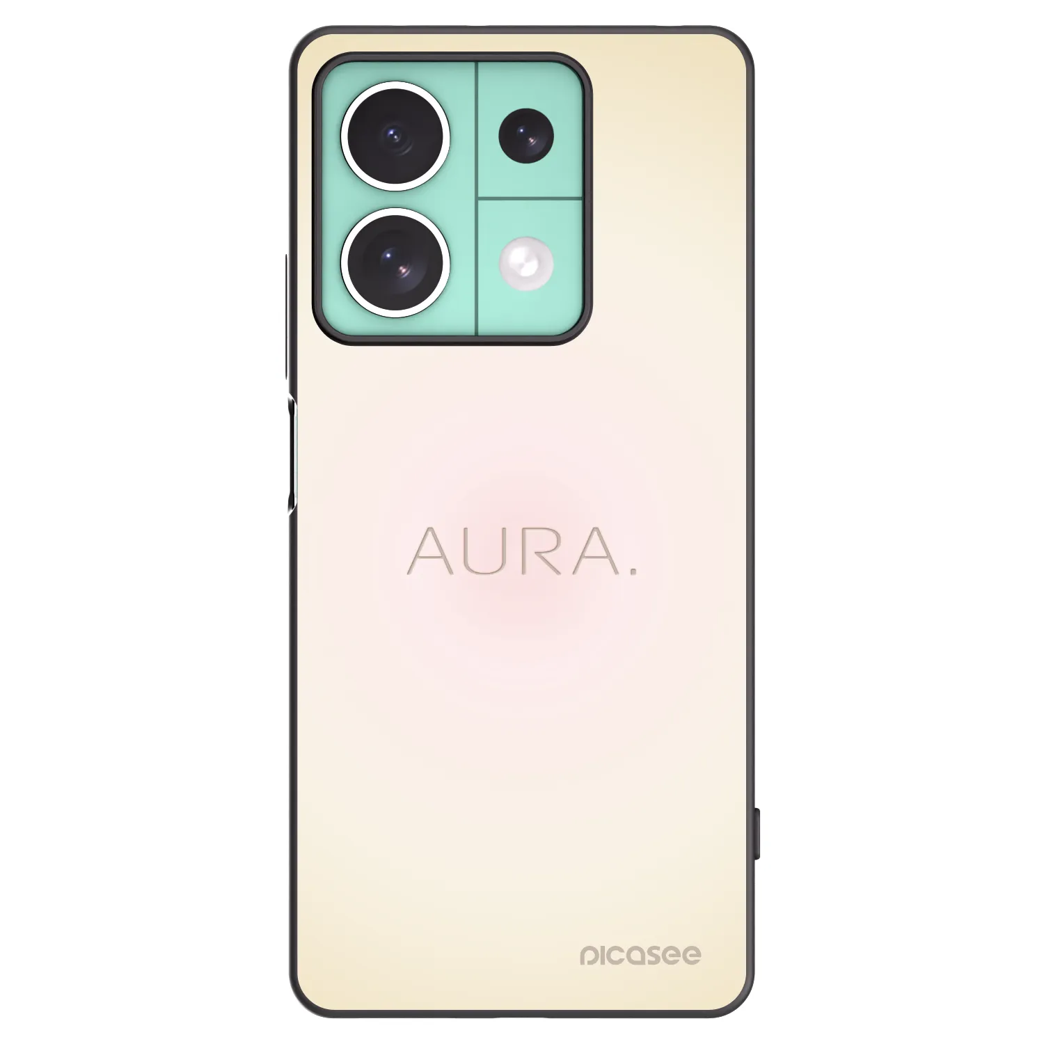 Picasee silikónový čierny obal pre Xiaomi Redmi Note 13 5G - Aura