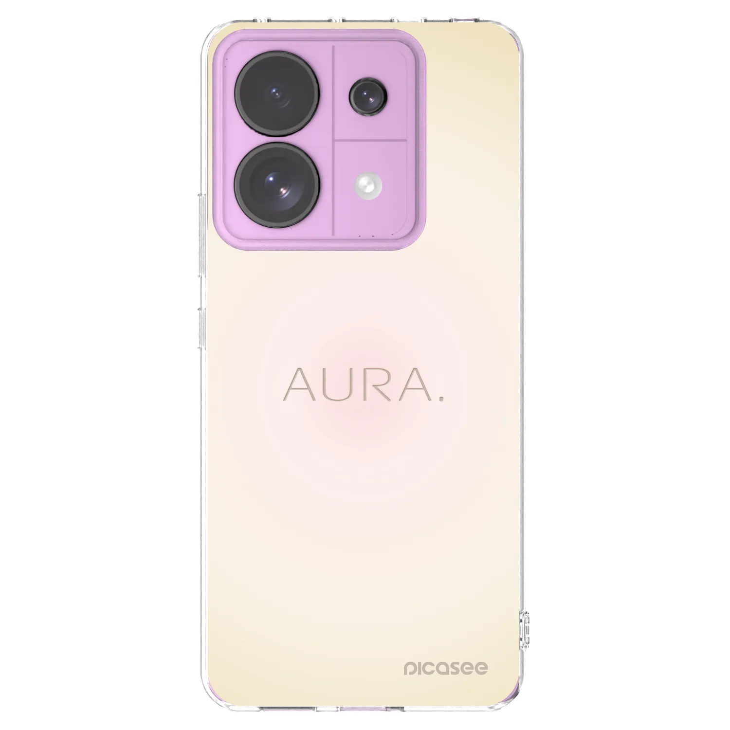 Silikónový prehľadný obal pre Xiaomi Redmi Note 13 Pro 5G - Aura