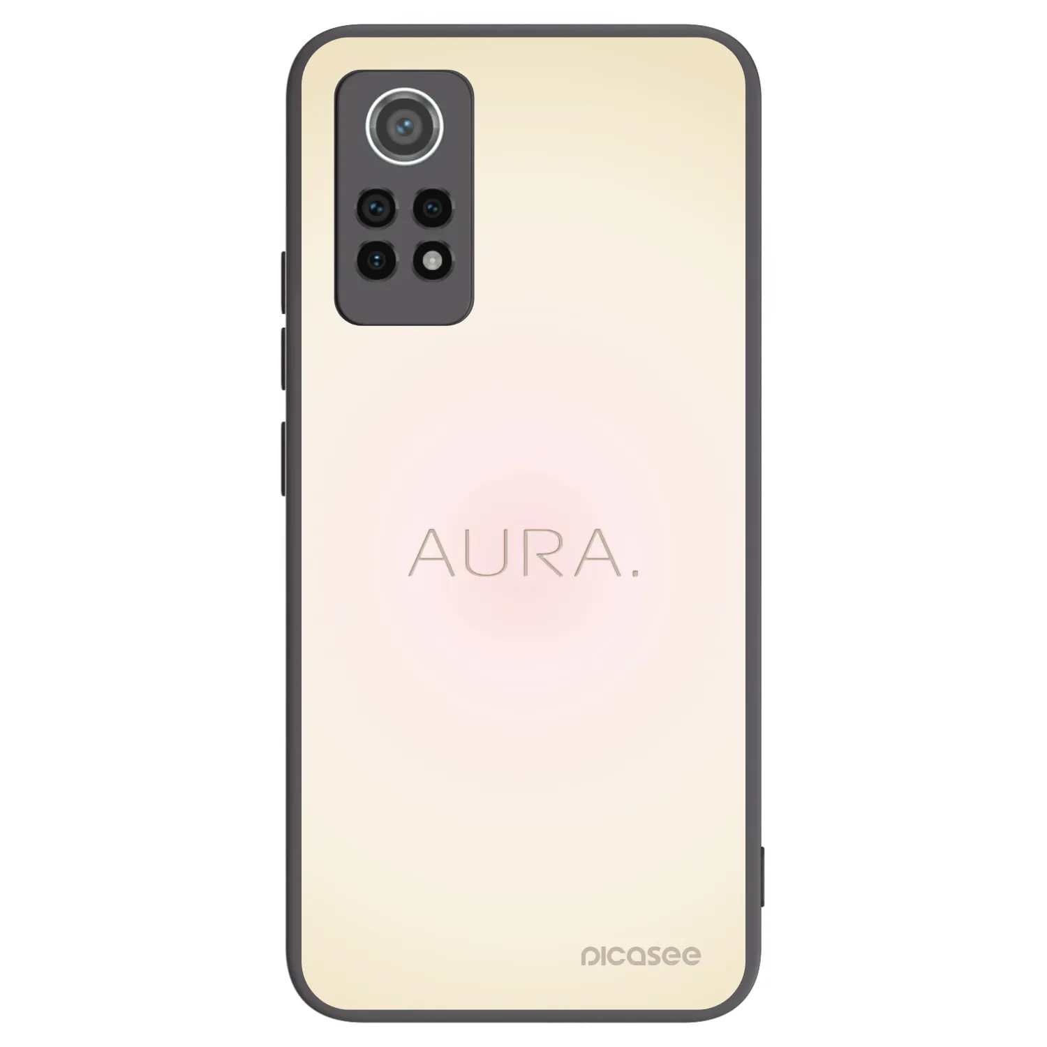 Picasee silikónový čierny obal pre Xiaomi Redmi Note 12 Pro 4G - Aura