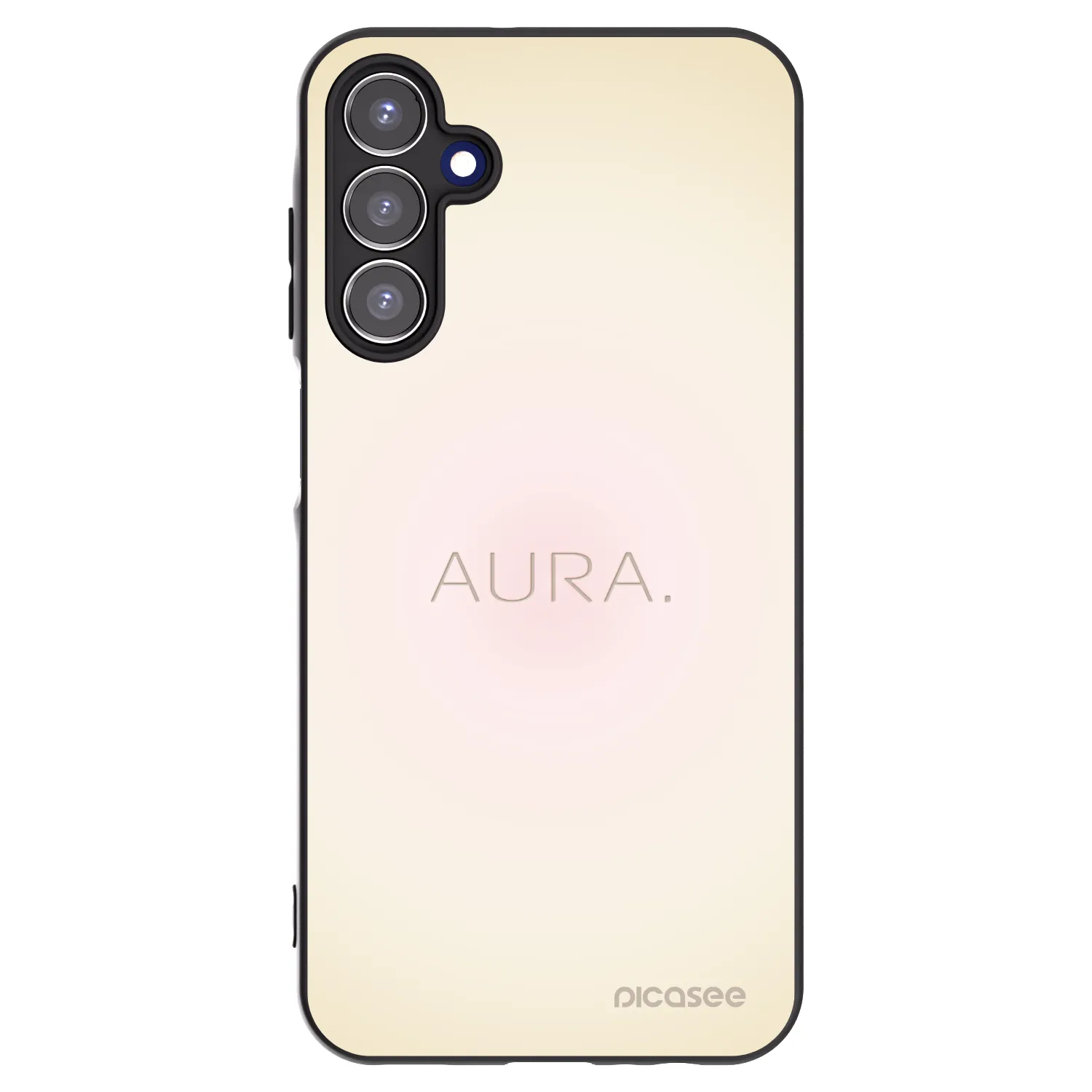Picasee silikónový čierny obal pre Samsung Galaxy A15 A155F 4G - Aura