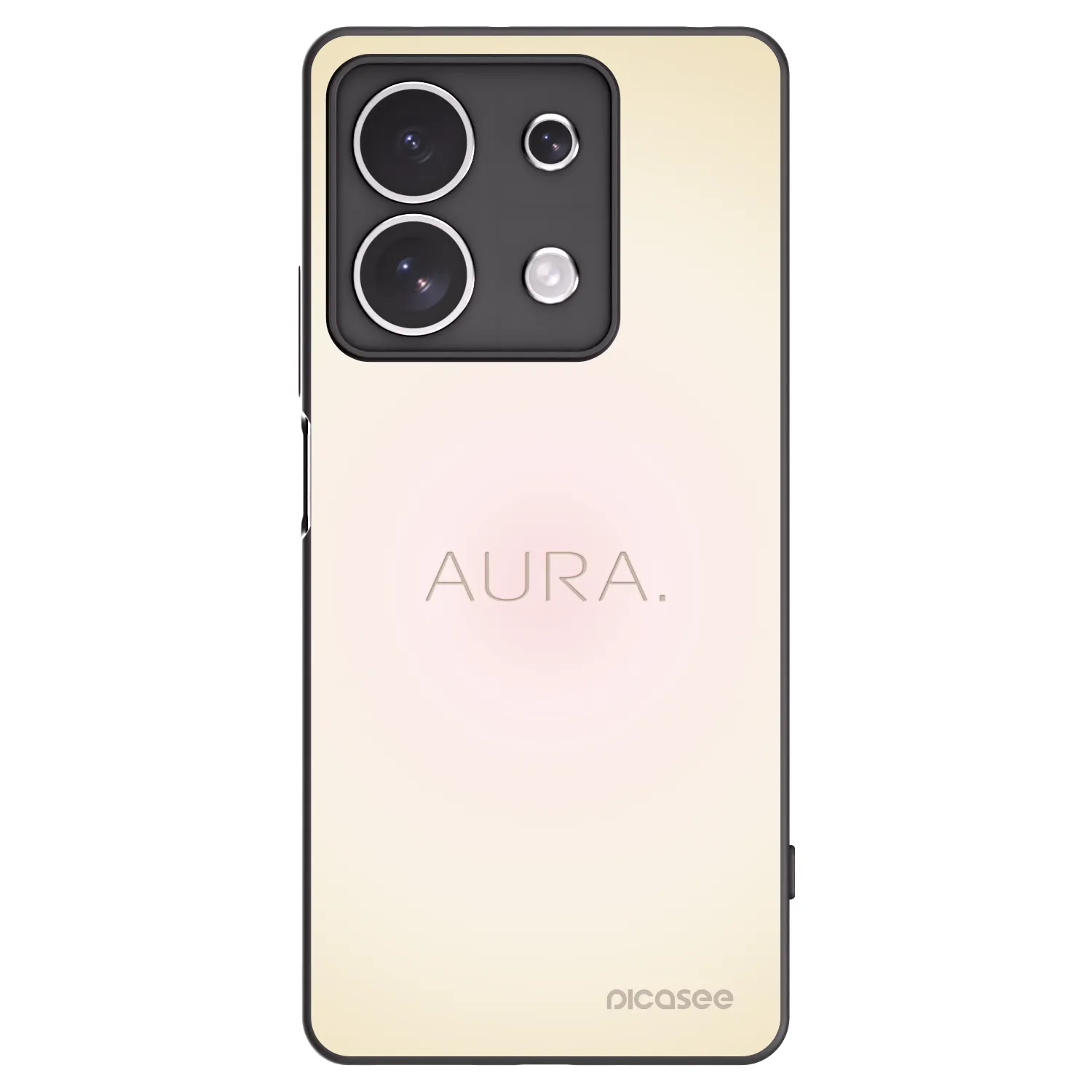 Silikónový čierny obal pre Xiaomi Redmi Note 13 4G - Aura