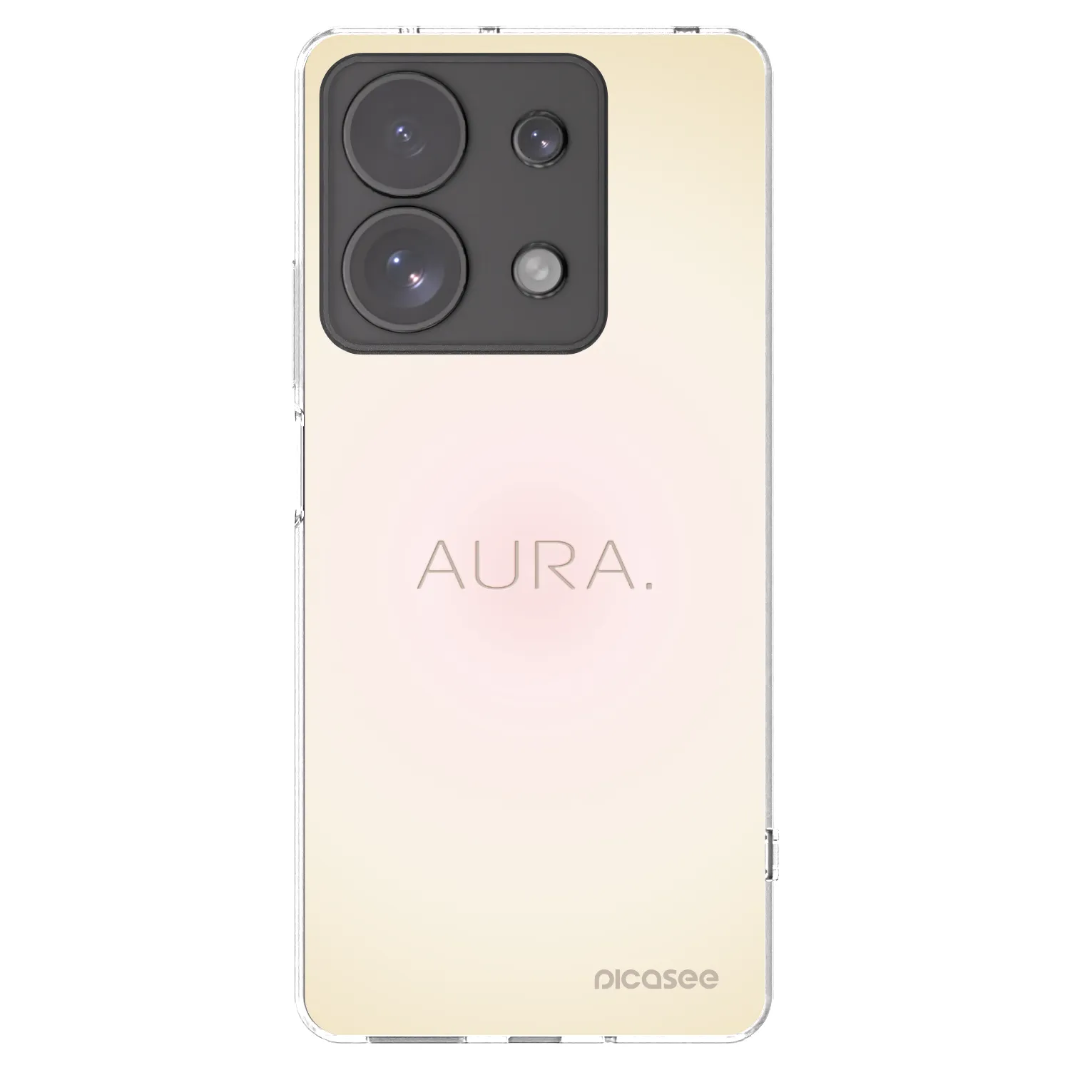 Silikónový prehľadný obal pre Xiaomi Redmi Note 13 Pro 4G - Aura