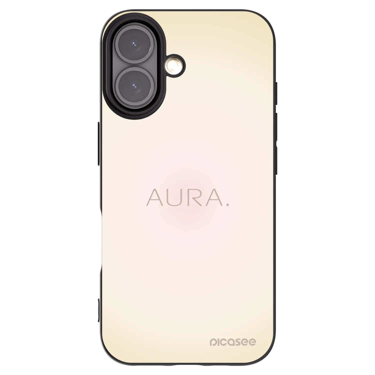 Silikónový čierny obal pre Apple iPhone 16 - Aura