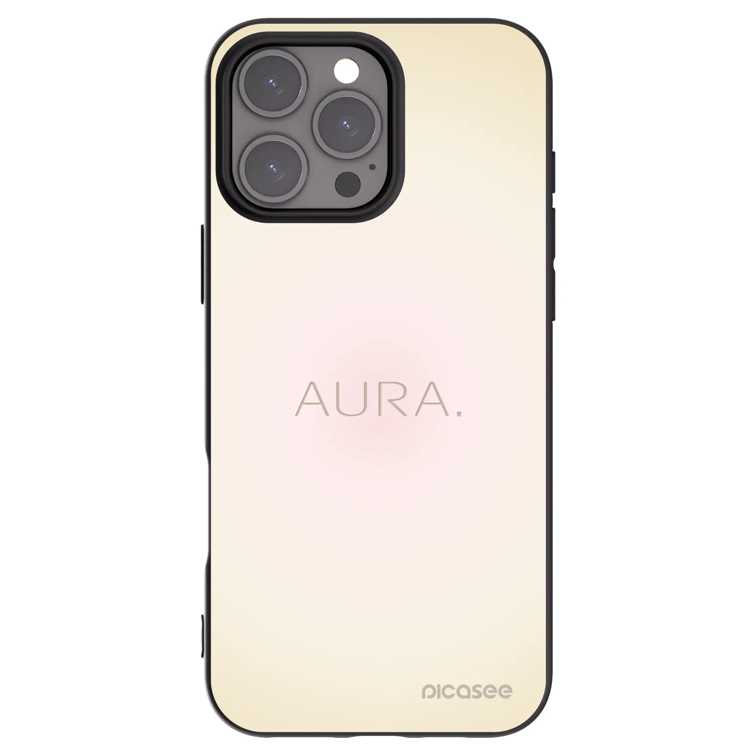 Silikónový čierny obal pre Apple iPhone 16 Pro Max - Aura