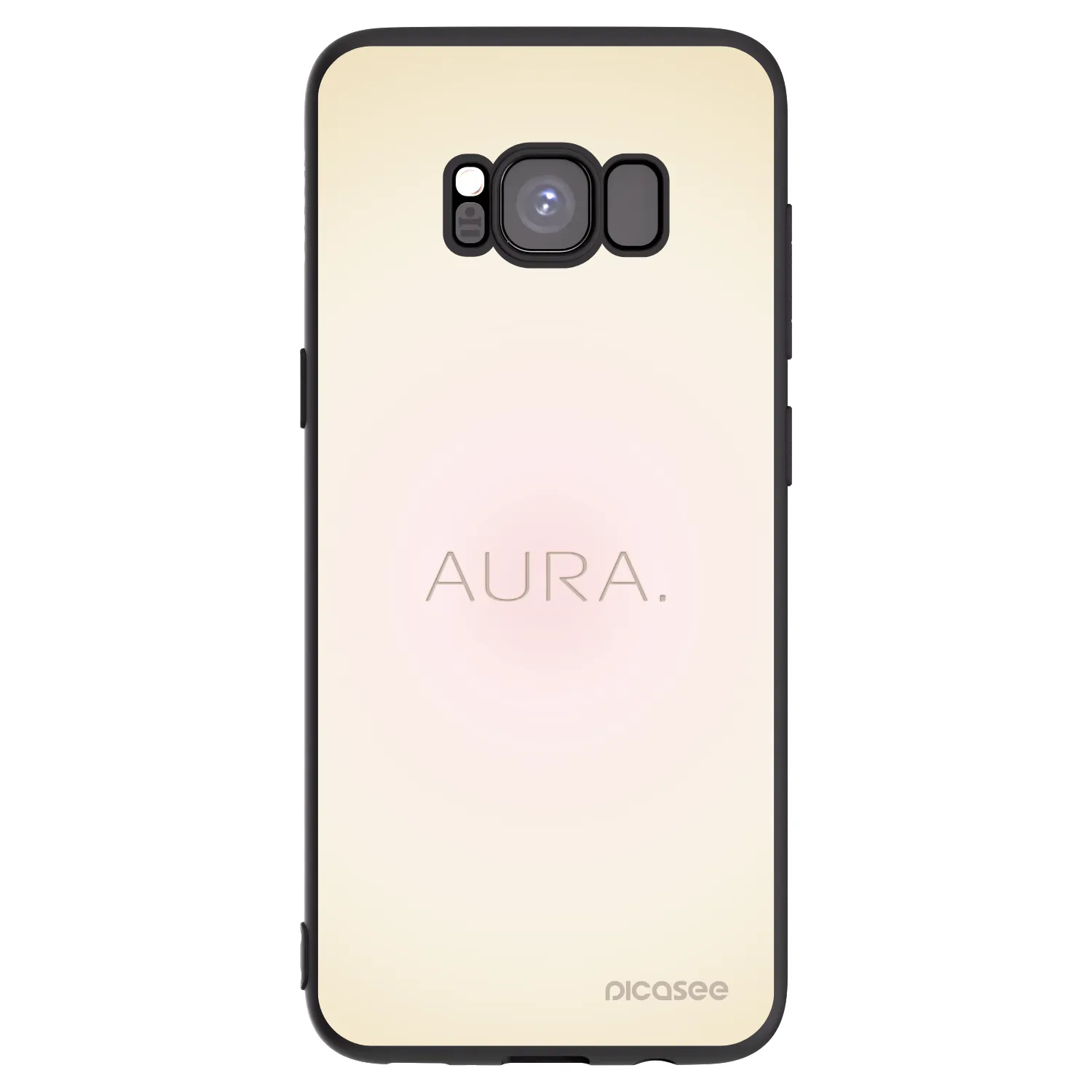 Picasee silikónový čierny obal pre Samsung Galaxy S8 G950F - Aura