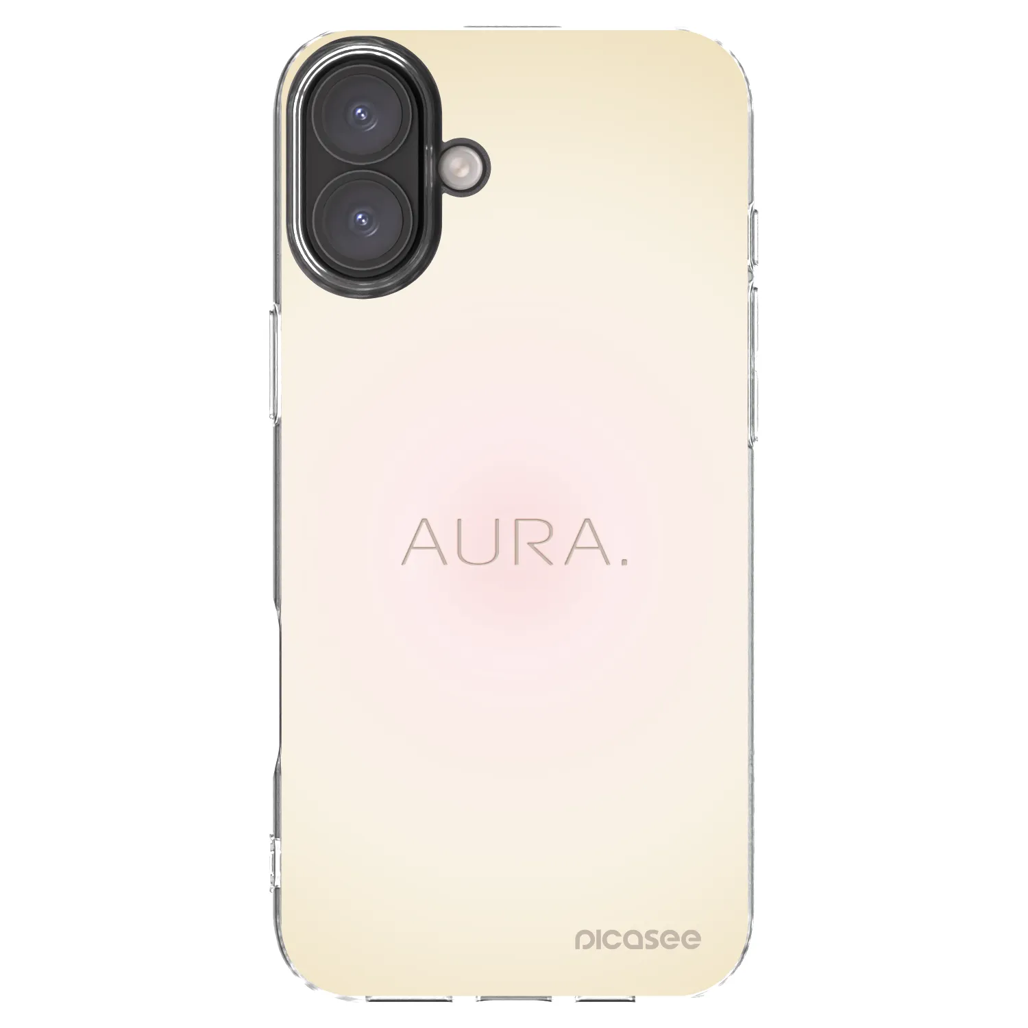 Picasee silikónový prehľadný obal pre Apple iPhone 16 Plus - Aura