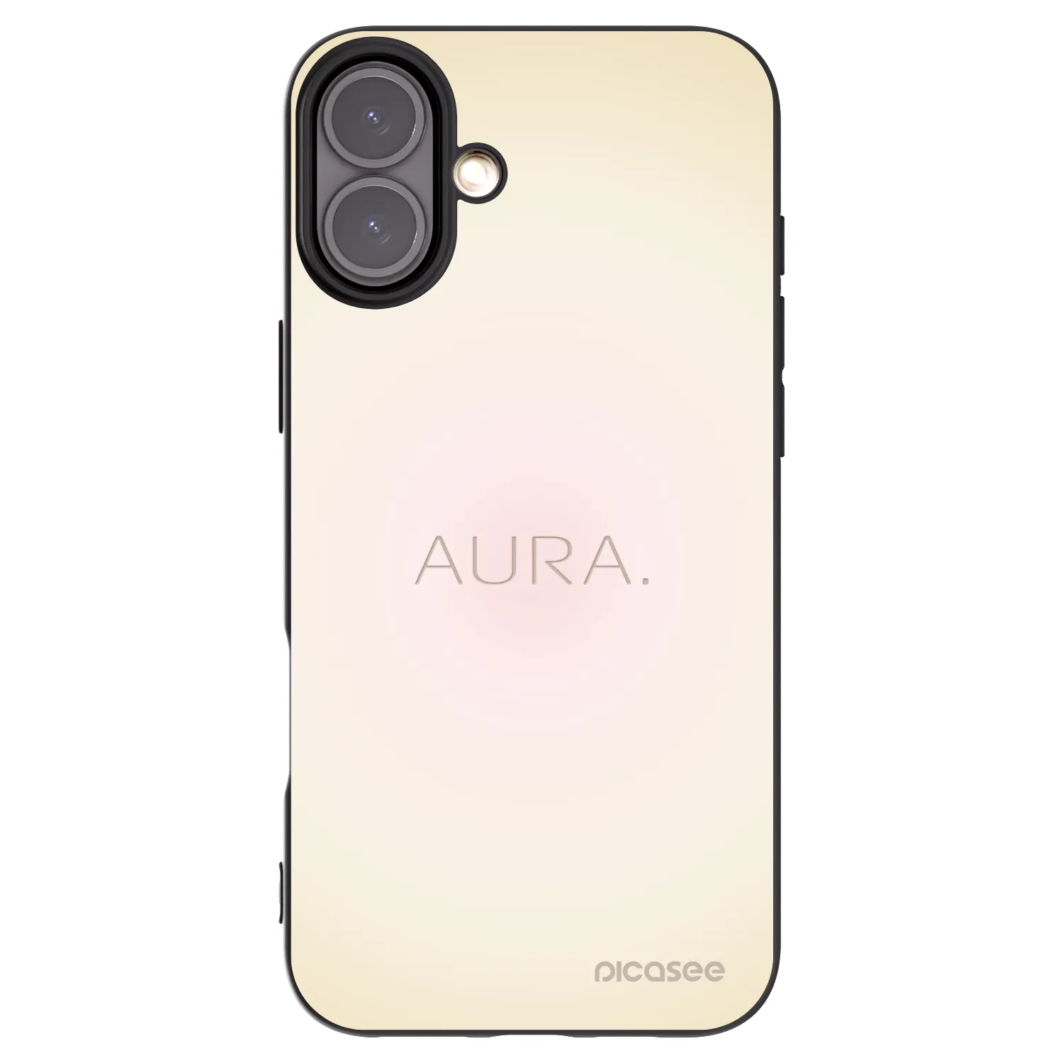 Picasee silikónový čierny obal pre Apple iPhone 16 Plus - Aura