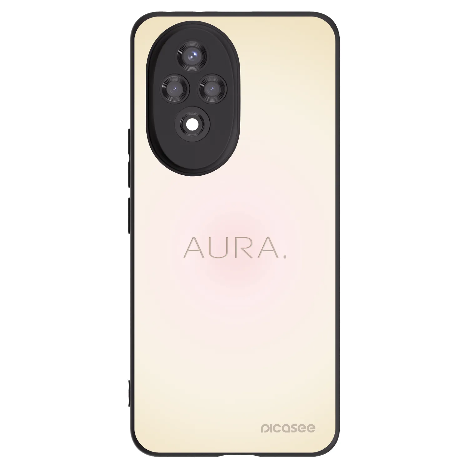 Picasee silikónový čierny obal pre Honor 200 Pro 5G - Aura