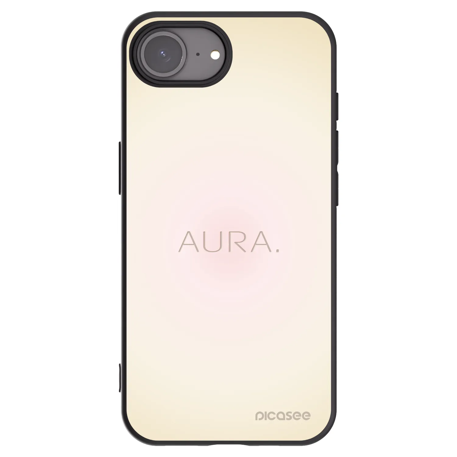 Picasee silikónový čierny obal pre Apple iPhone 16e - Aura