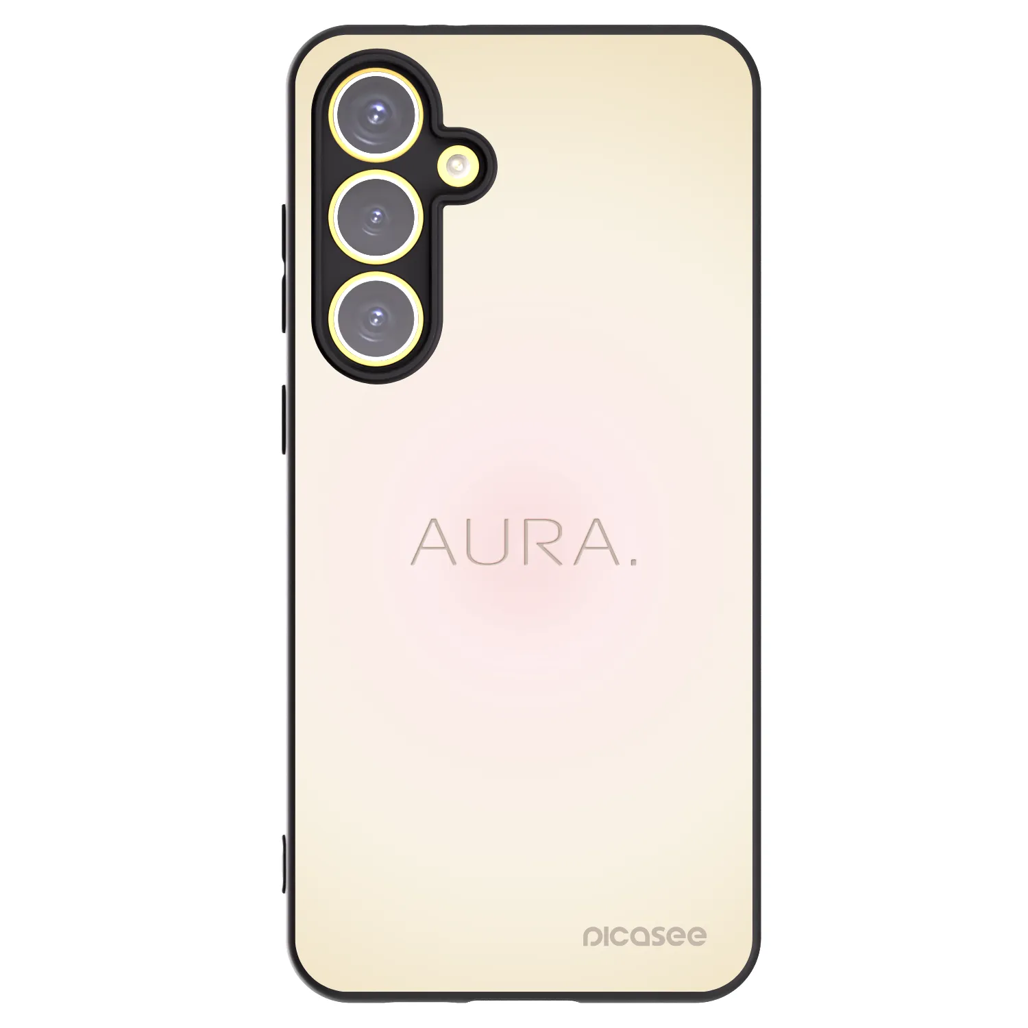 Picasee silikónový čierny obal pre Samsung Galaxy S24 FE S721B - Aura