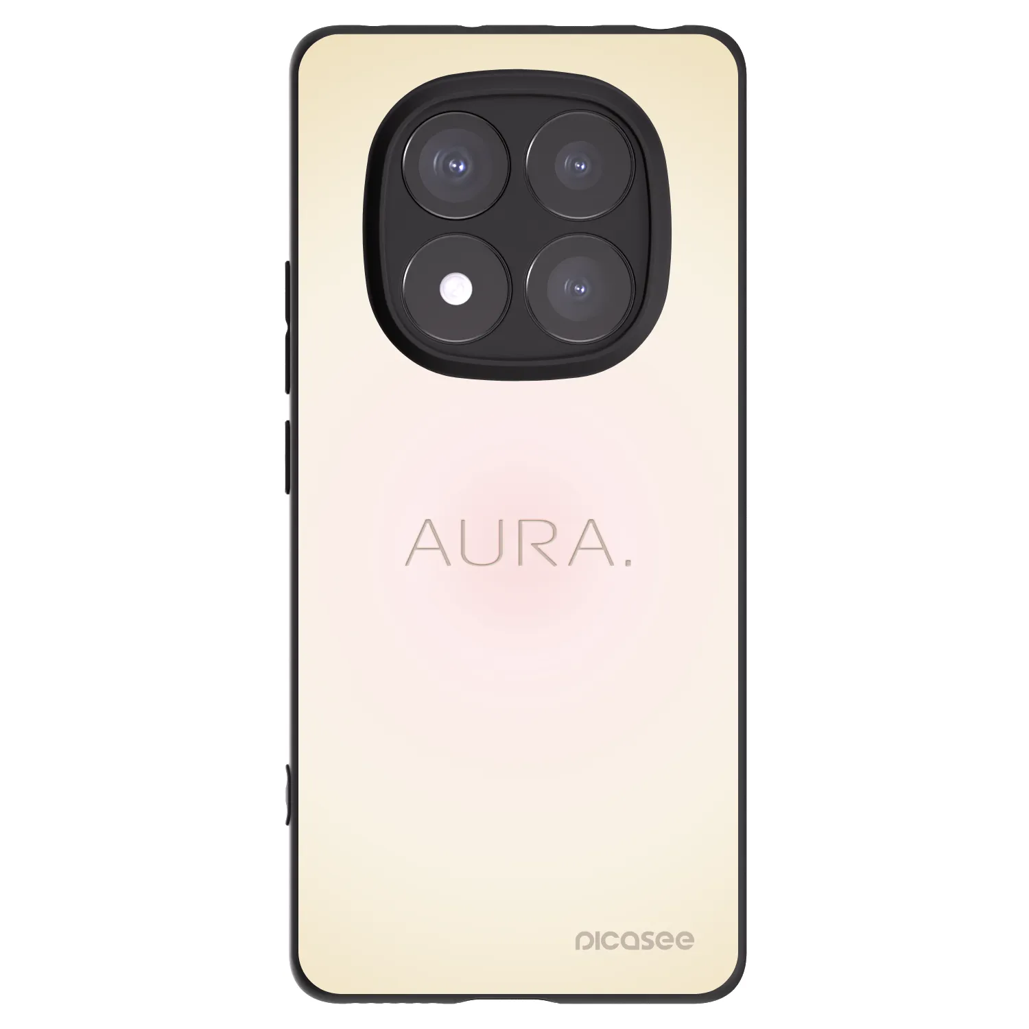 Silikónový čierny obal pre Xiaomi Redmi Note 14 Pro+ 5G - Aura