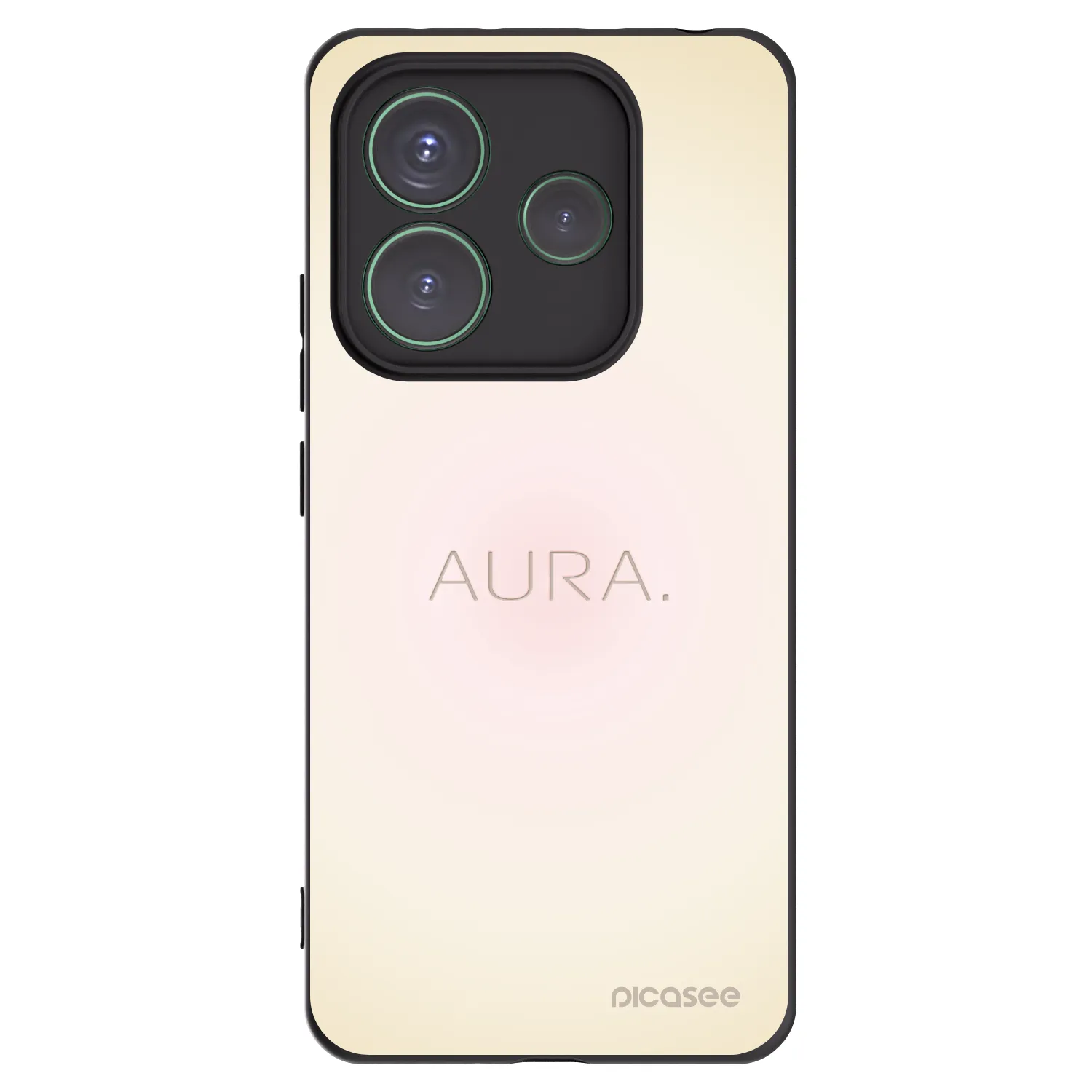 Silikónový čierny obal pre Xiaomi Redmi Note 14 5G - Aura