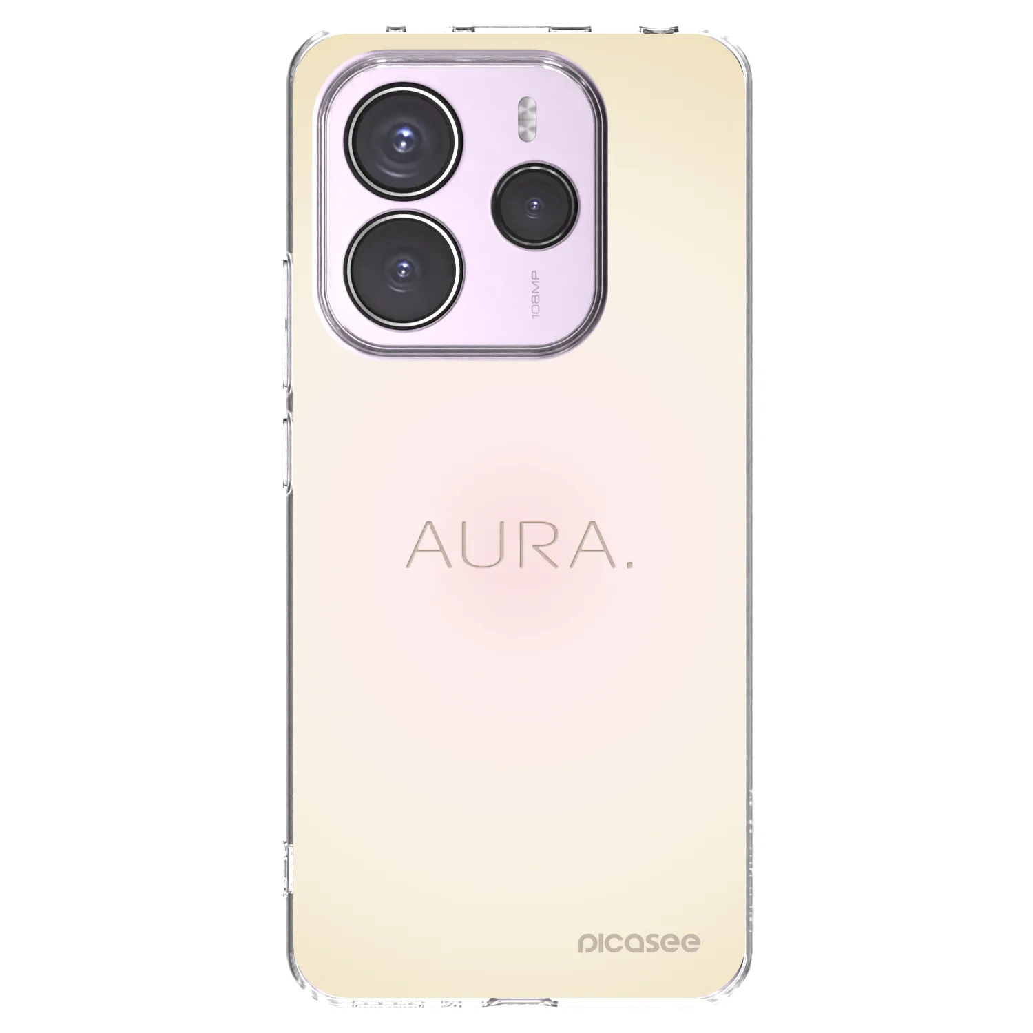 Silikónový prehľadný obal pre Xiaomi Redmi Note 14 5G - Aura
