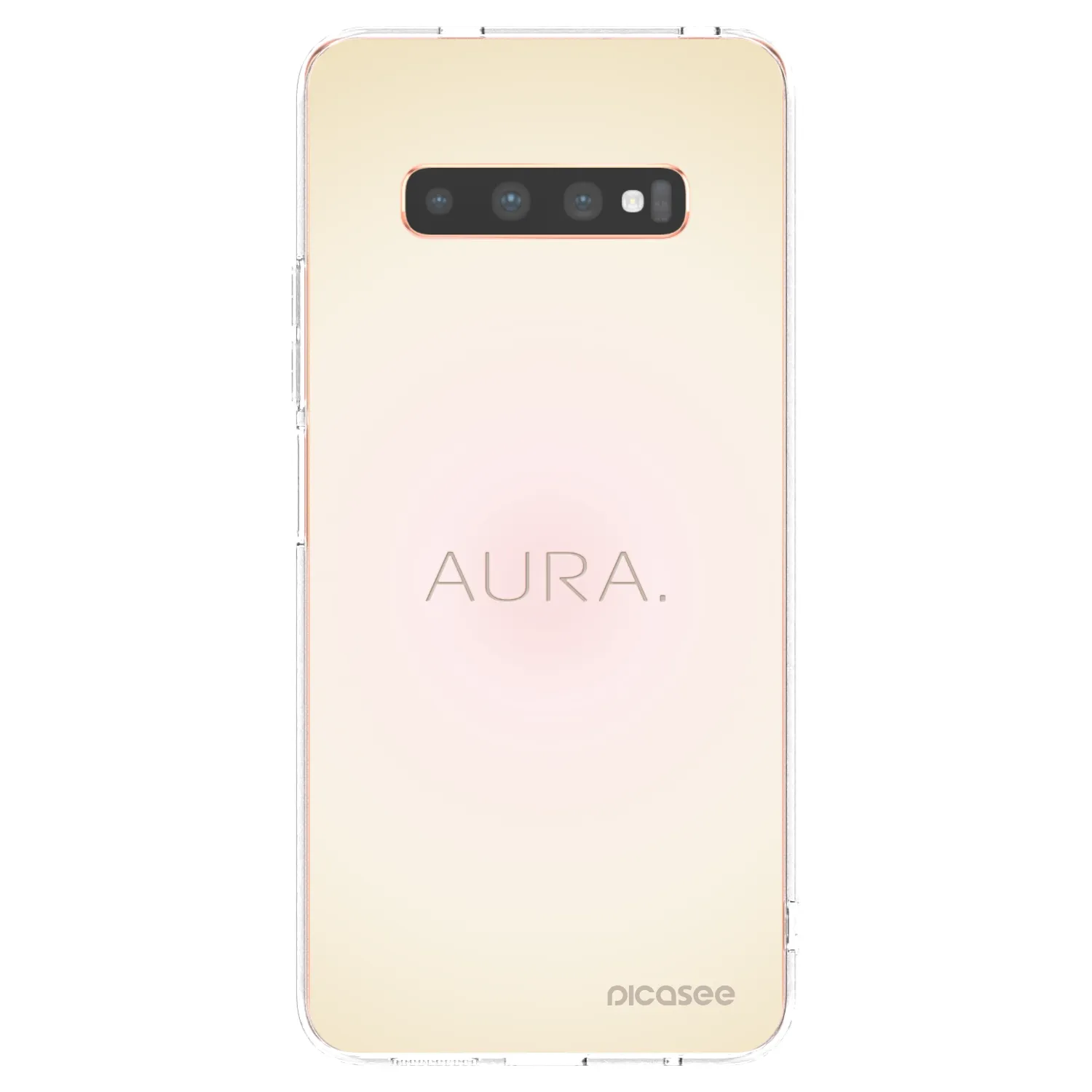 Picasee silikónový prehľadný obal pre Samsung Galaxy S10 Plus G975 - Aura