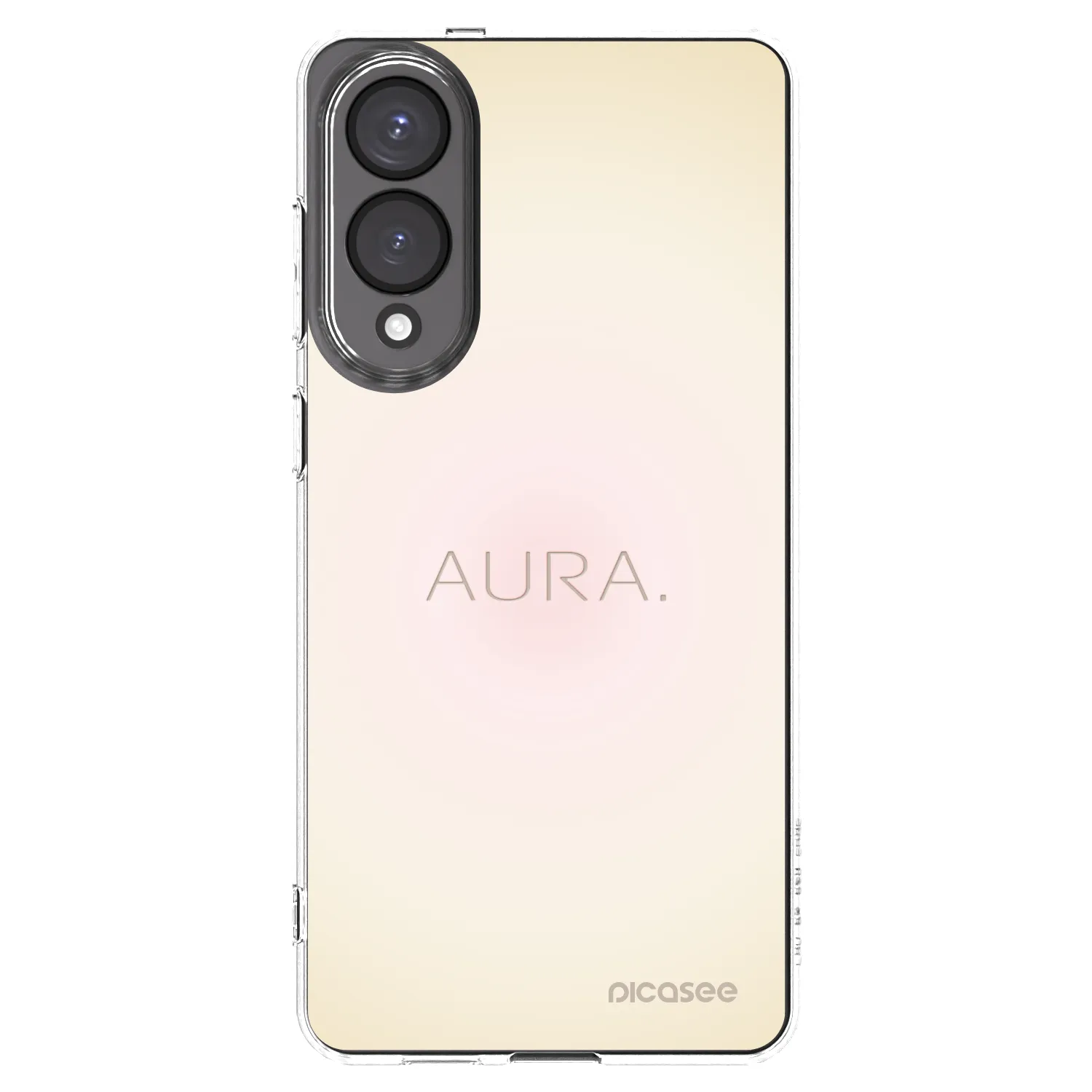 Picasee silikónový prehľadný obal pre Samsung Galaxy S25 Edge 5G - Aura