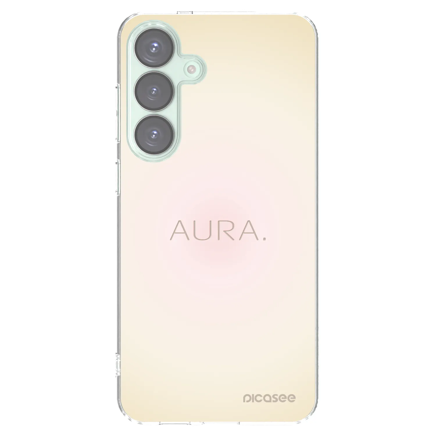 Picasee silikónový prehľadný obal pre Samsung Galaxy S25+ 5G - Aura