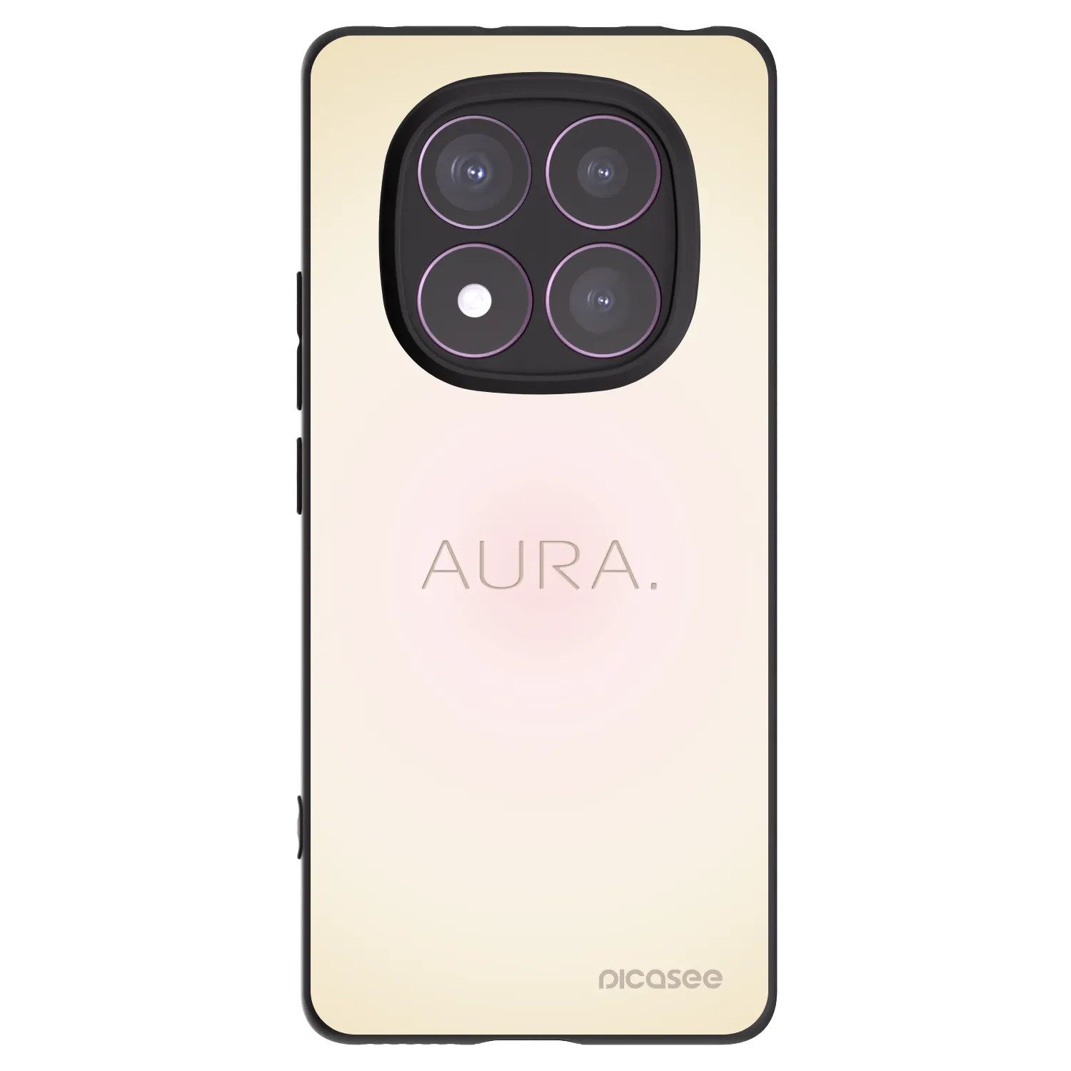 Silikónový čierny obal pre Xiaomi Redmi Note 14 Pro 4G - Aura