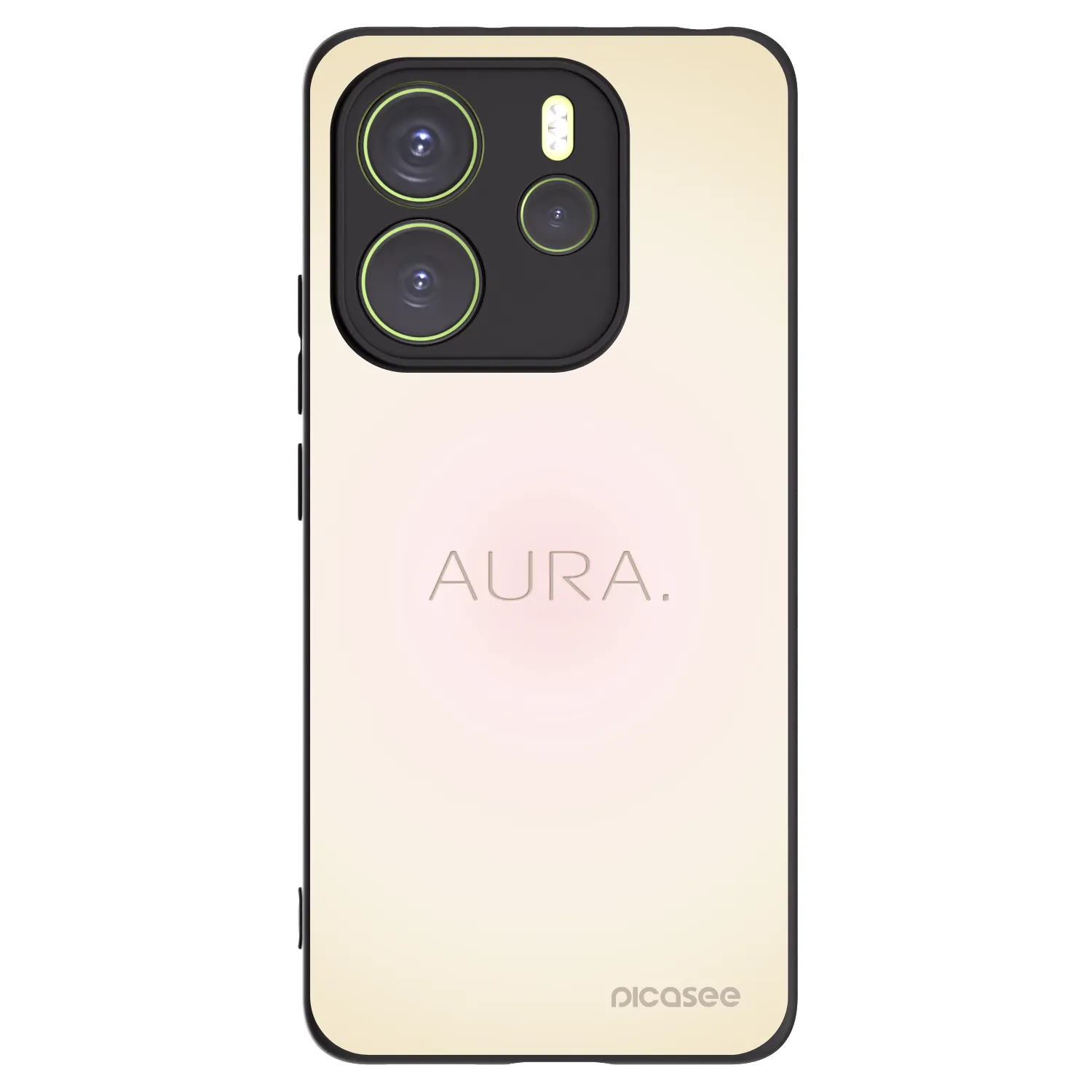 Silikónový čierny obal pre Xiaomi Redmi Note 14 4G - Aura