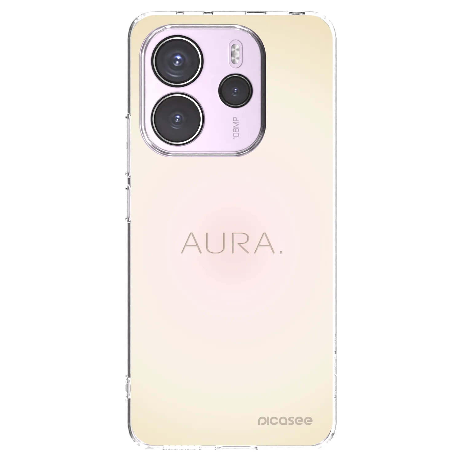 Silikónový prehľadný obal pre Xiaomi Redmi Note 14 4G - Aura
