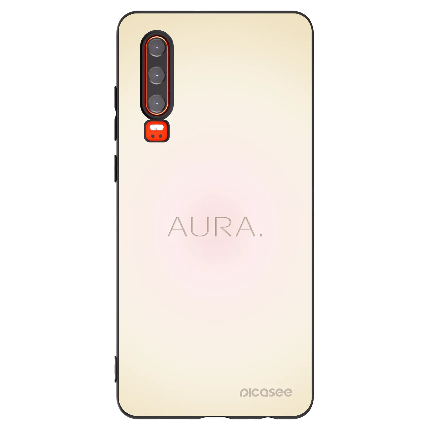 Picasee silikónový čierny obal pre Huawei P30 - Aura