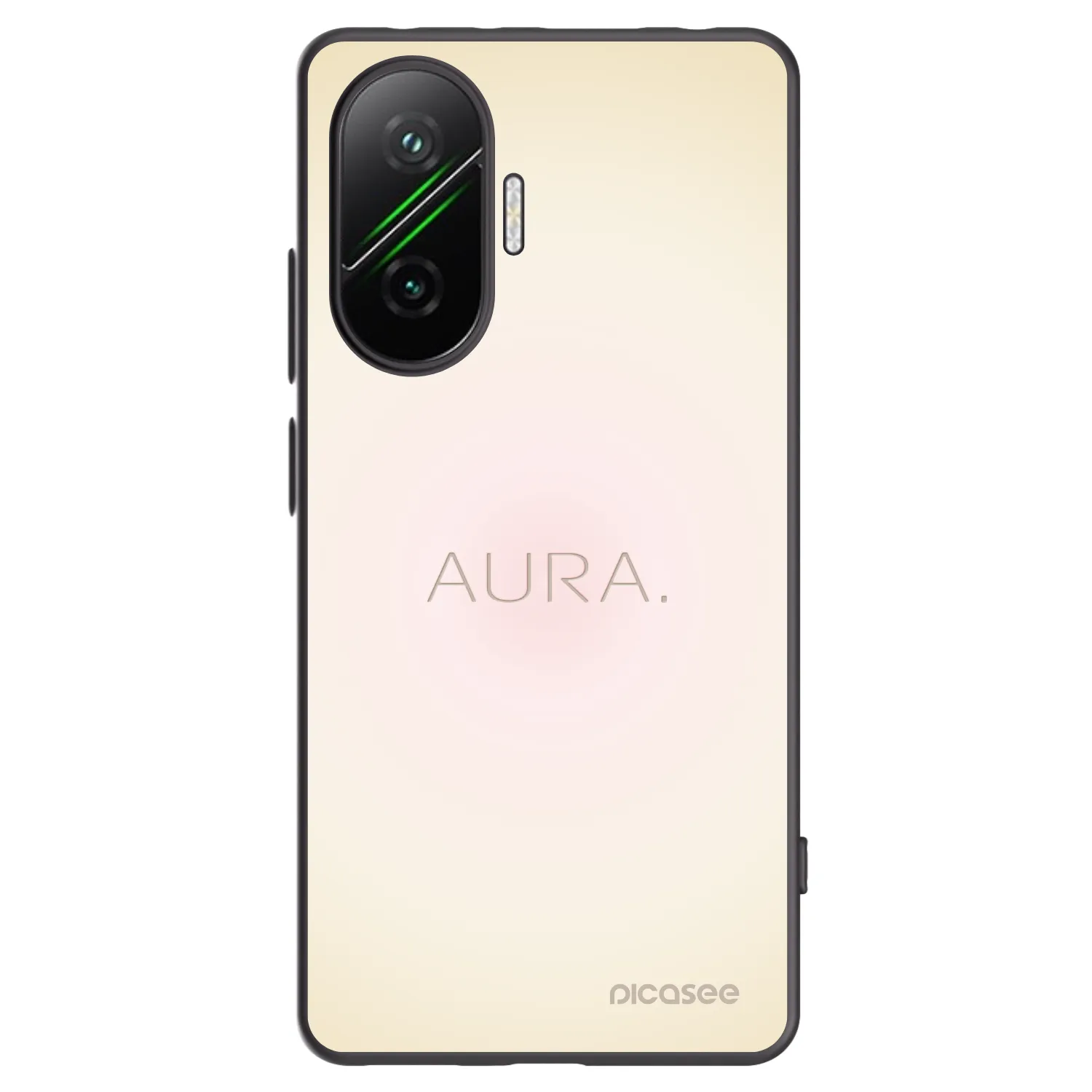 Silikónový čierny obal pre Xiaomi Poco F7 5G - Aura