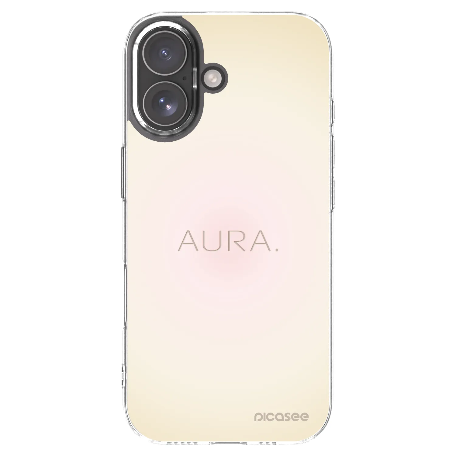 Picasee silikónový prehľadný obal pre Apple iPhone 17 - Aura