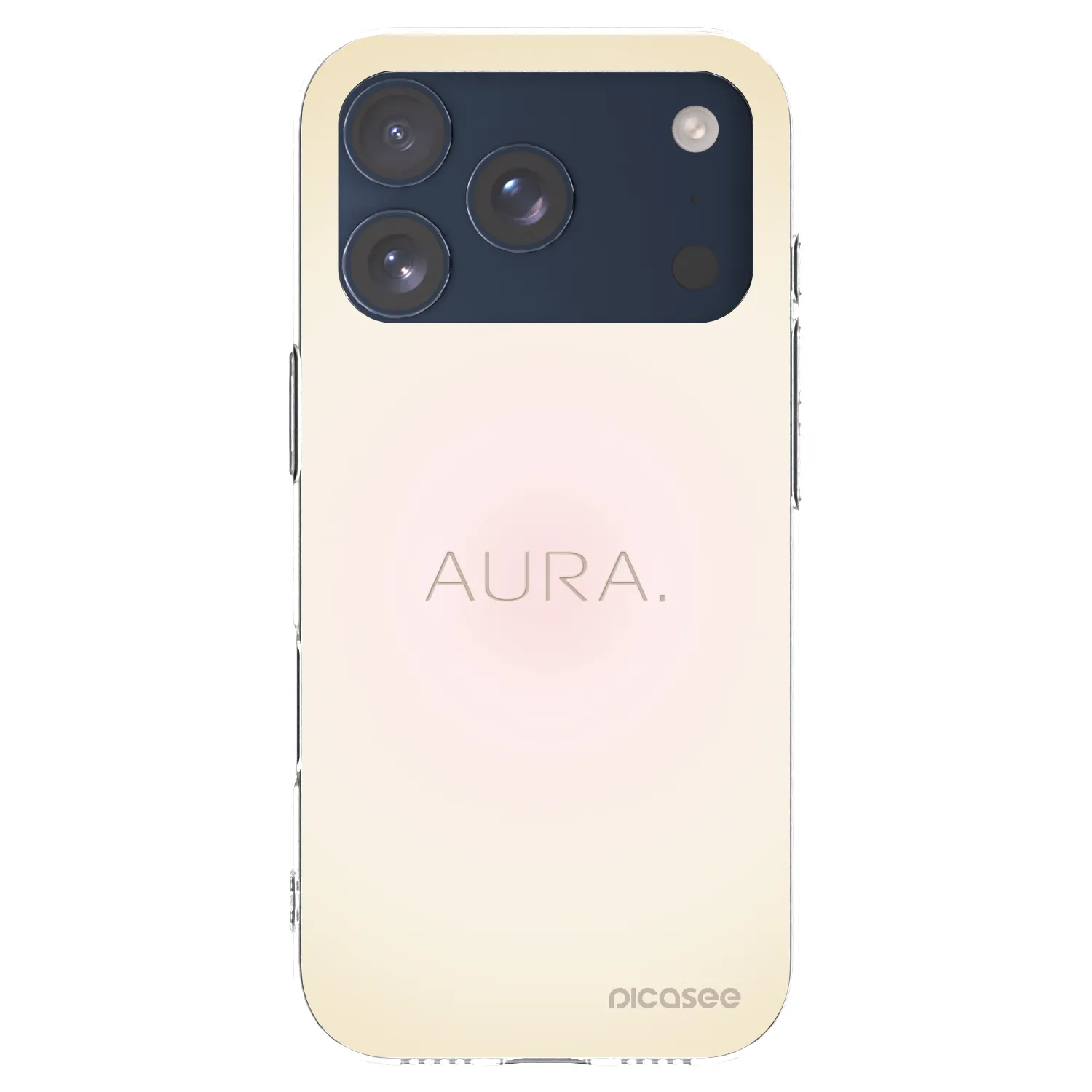 Silikónový prehľadný obal pre Apple iPhone 17 Pro - Aura