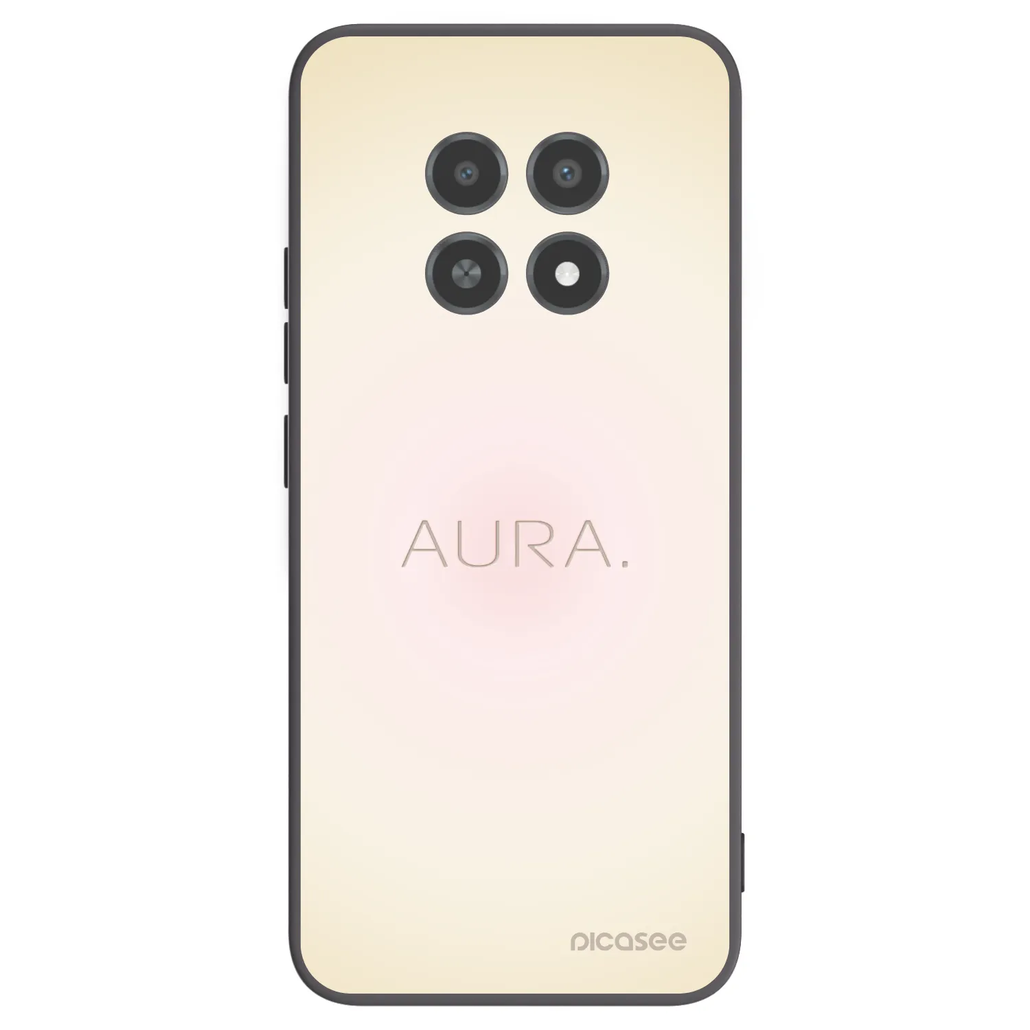 Picasee silikónový čierny obal pre Realme 12X - Aura