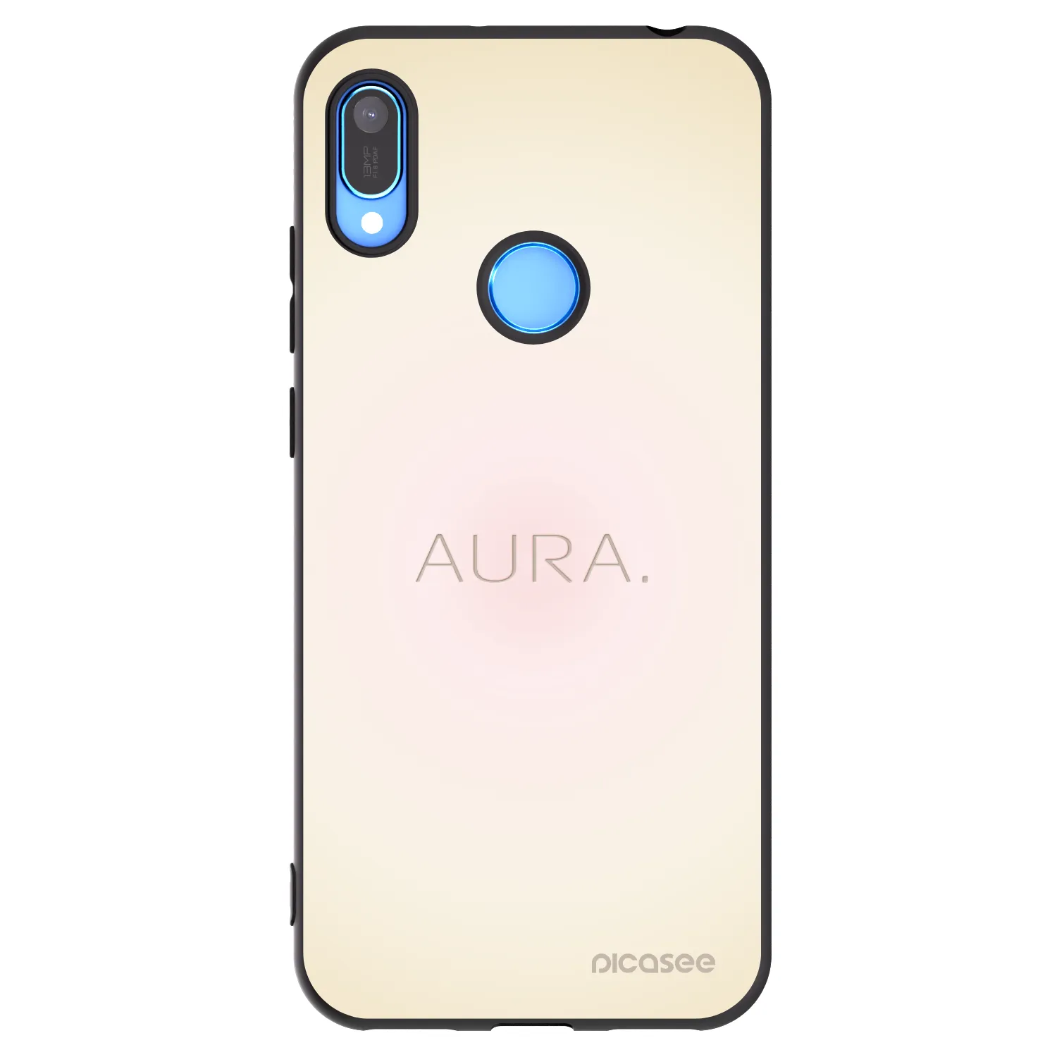 Picasee silikónový čierny obal pre Huawei Y6 2019 - Aura