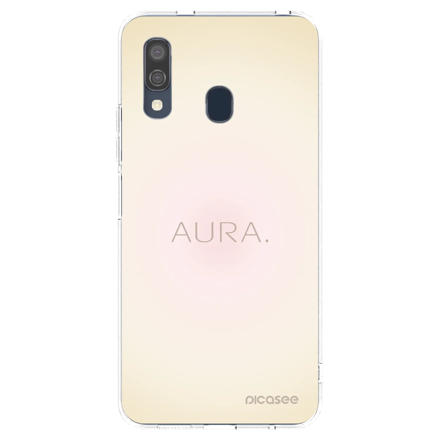 Picasee silikónový prehľadný obal pre Samsung Galaxy A40 A405F - Aura