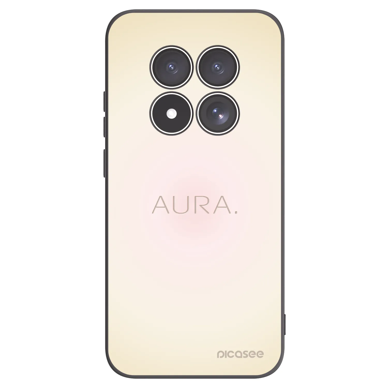 Picasee silikónový čierny obal pre Xiaomi Redmi Note 15 Pro 4G - Aura