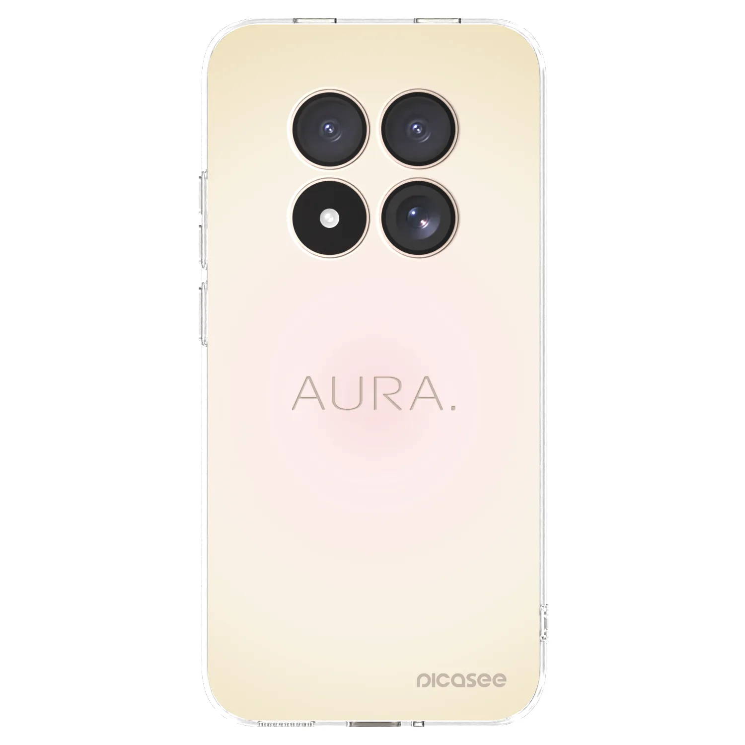 Picasee silikónový prehľadný obal pre Xiaomi Redmi Note 15 Pro 4G - Aura