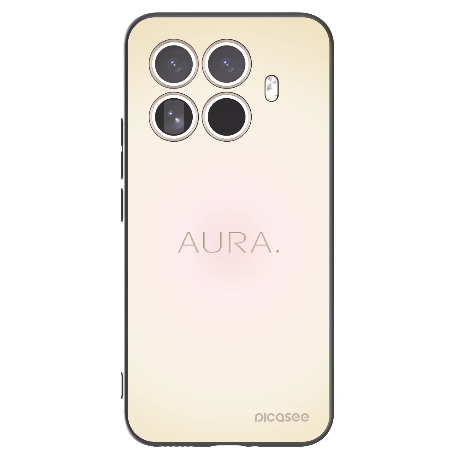 Silikónový čierny obal pre Xiaomi 15T Pro - Aura