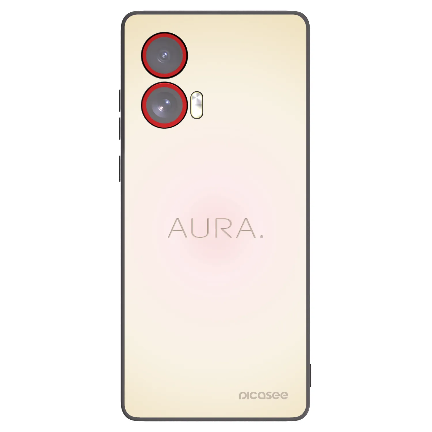 Silikónový čierny obal pre Motorola Edge 50 Fusion - Aura