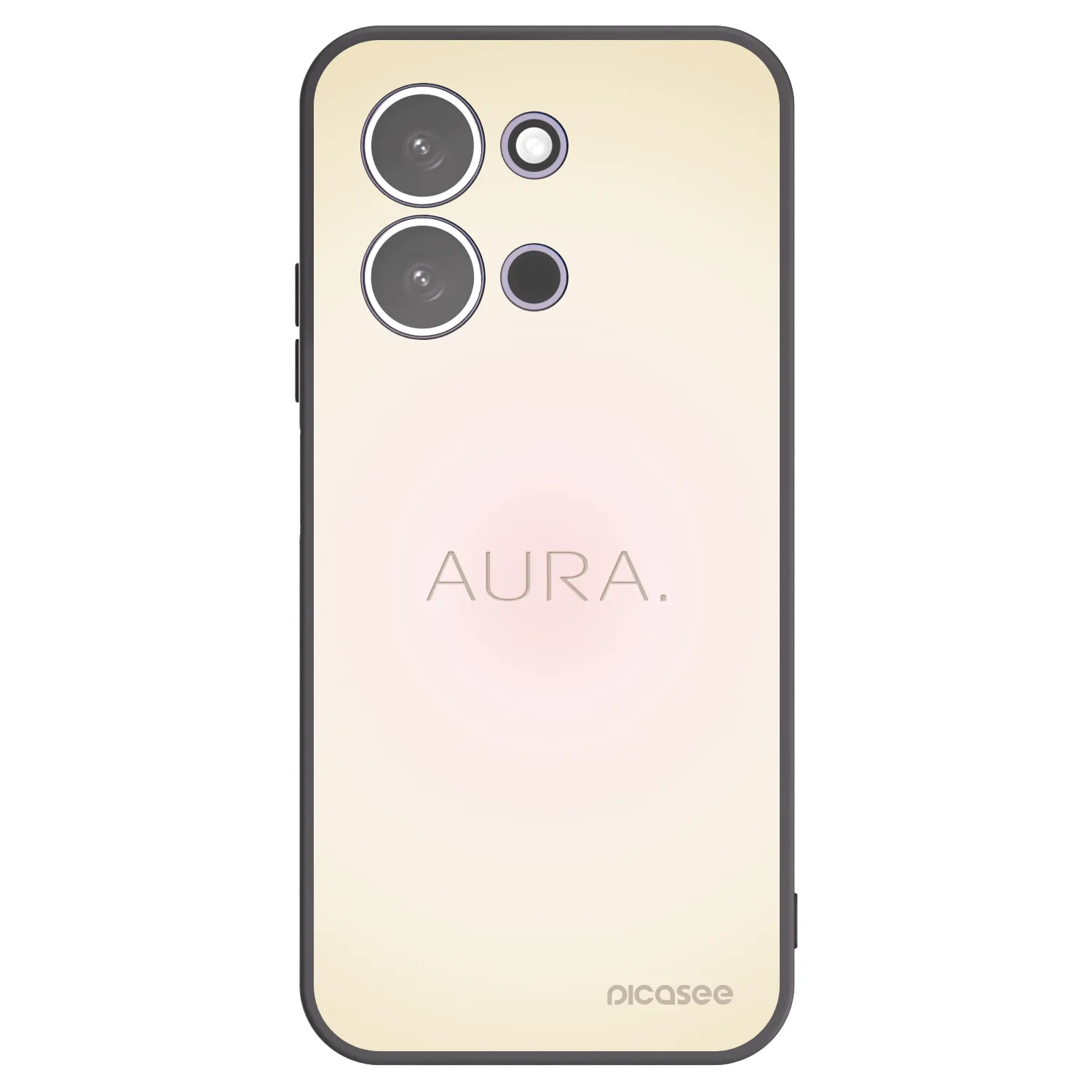 Silikónový čierny obal pre Xiaomi Redmi 15C 5G - Aura