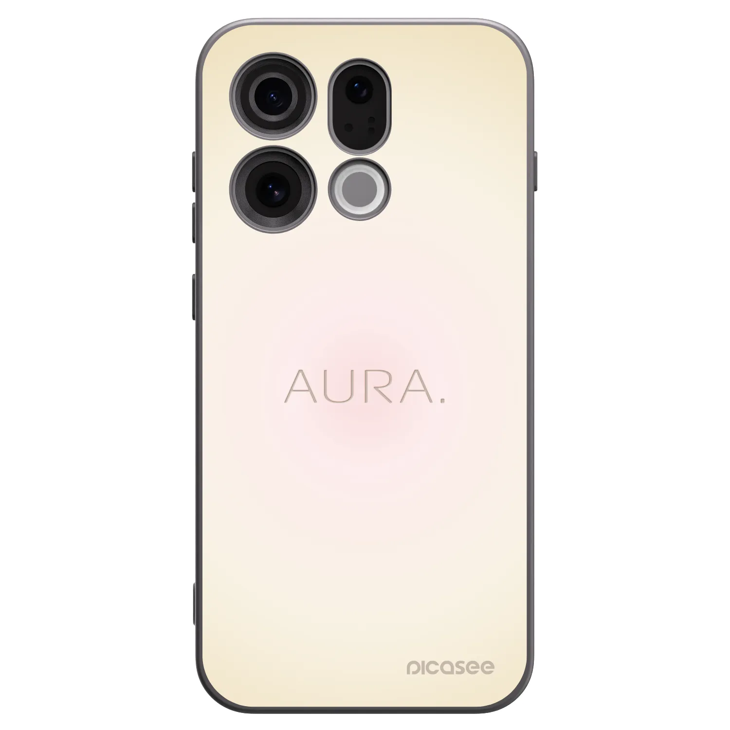 Picasee silikónový čierny obal pre OPPO Find X9 - Aura