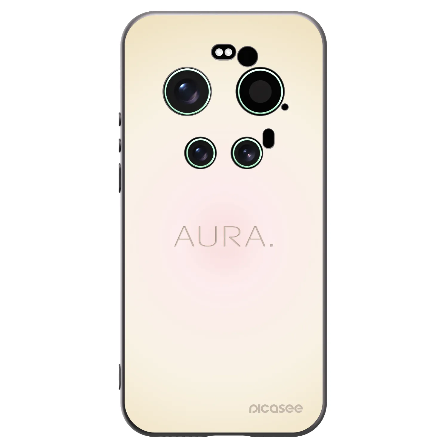 Silikónový čierny obal pre Xiaomi 17 Ultra - Aura