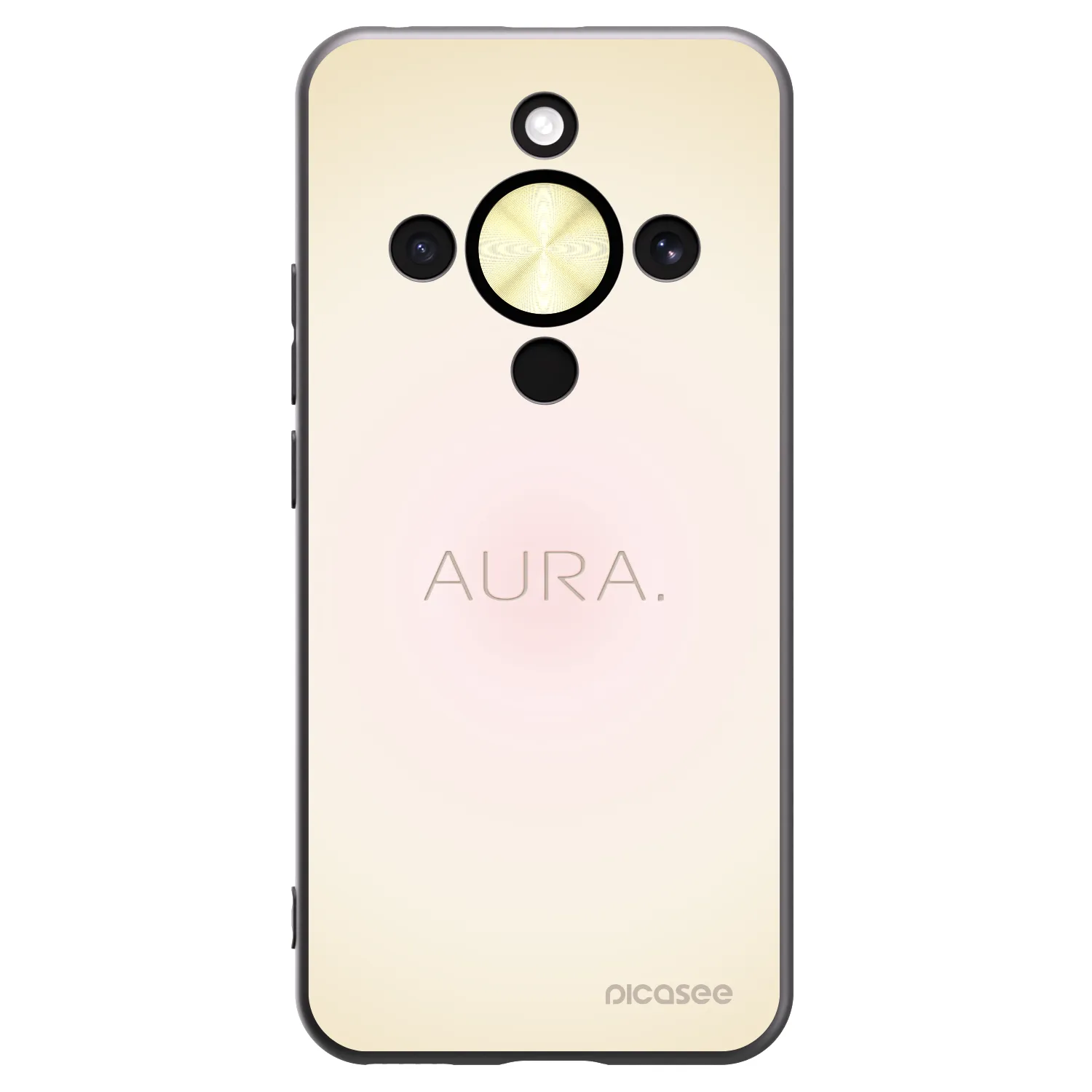 Picasee silikónový čierny obal pre Honor Magic8 Lite 5G - Aura
